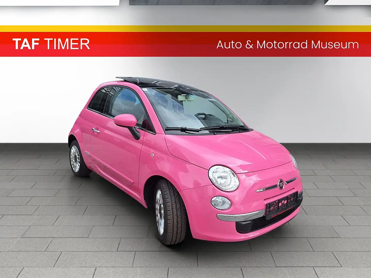 Fiat 500 1,2 PINK Sondermodell Violett - 1