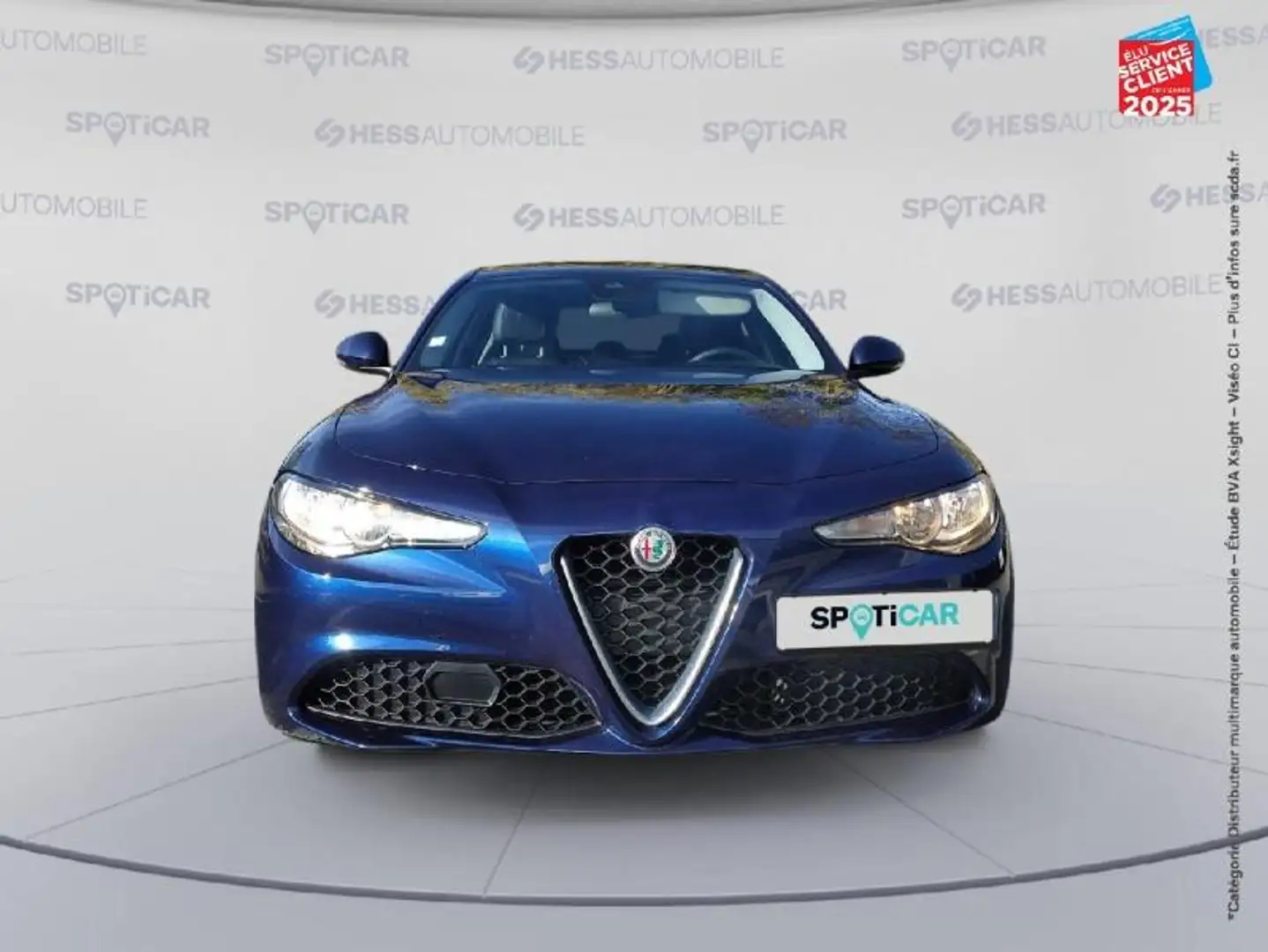 Alfa Romeo Giulia 2.2 JTD 150CH SUPER AT8 GPS RADAR AR Bleu - 2