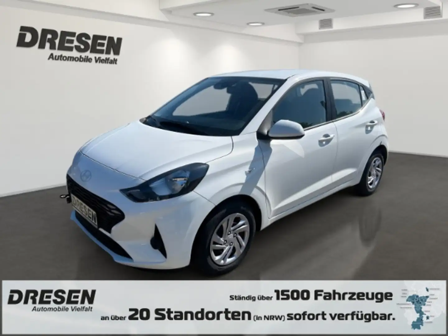 Hyundai i10 1.0 Select/Navi/Rückfahrkamera/Spurhalteassistent/ Blanc - 1