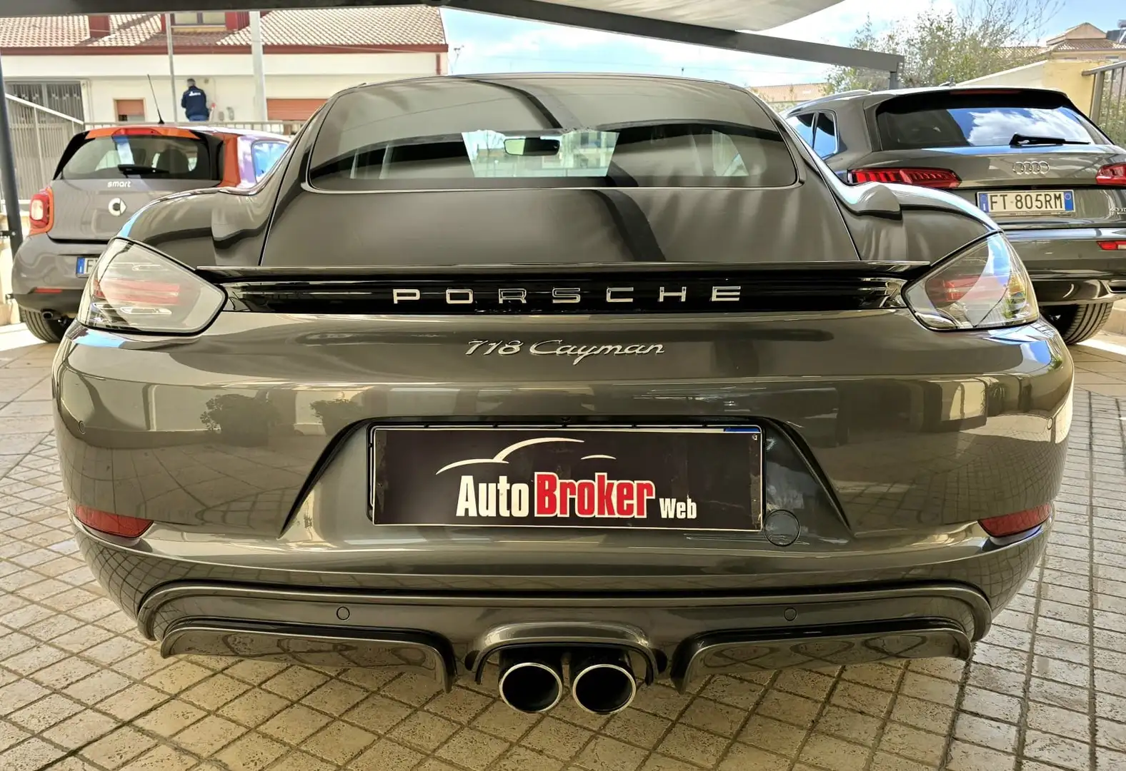 Porsche Cayman 718 PDK ITA/C20/SCARICHI/SPORTDESIGN/IVA ESP. Gris - 2