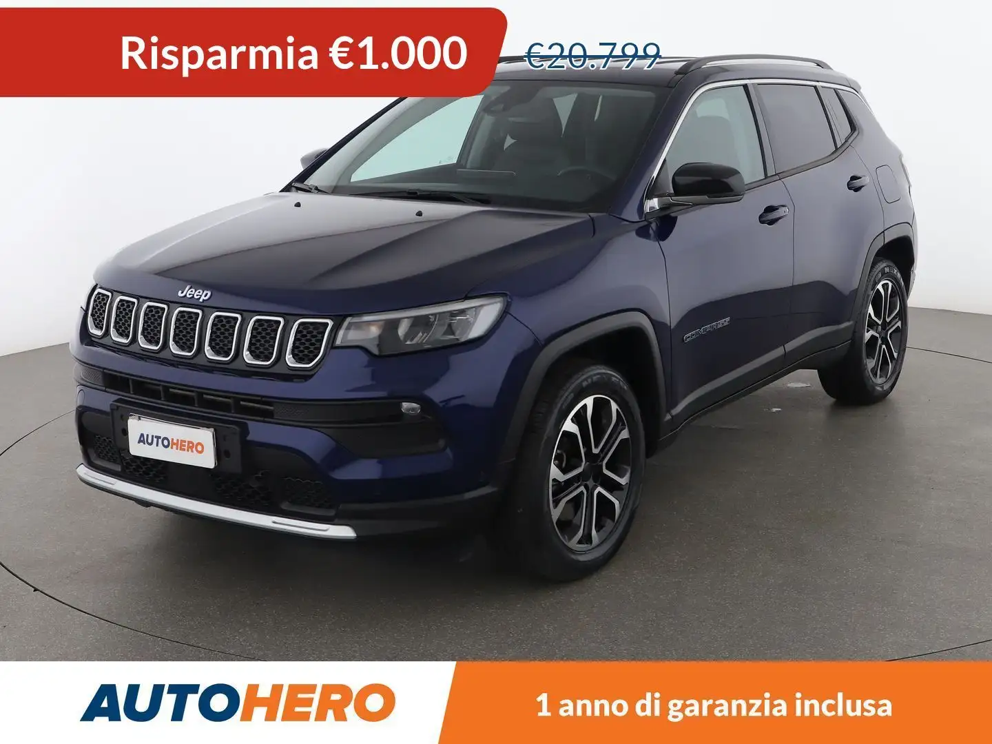 Jeep Compass 1.3 T4 4xe Plug-in Hybrid Limited  AT6   PHEV Blu/Azzurro - 1
