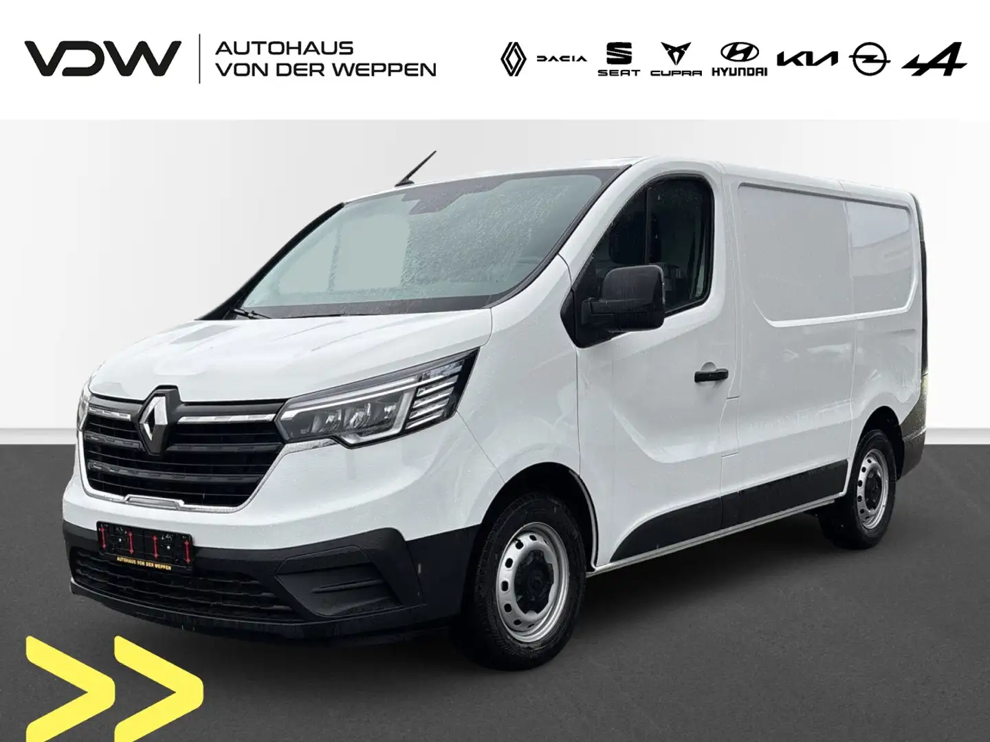 Renault Trafic Kasten L1H1 2,8t Komfort Klima Einparkhilfe Weiß - 1