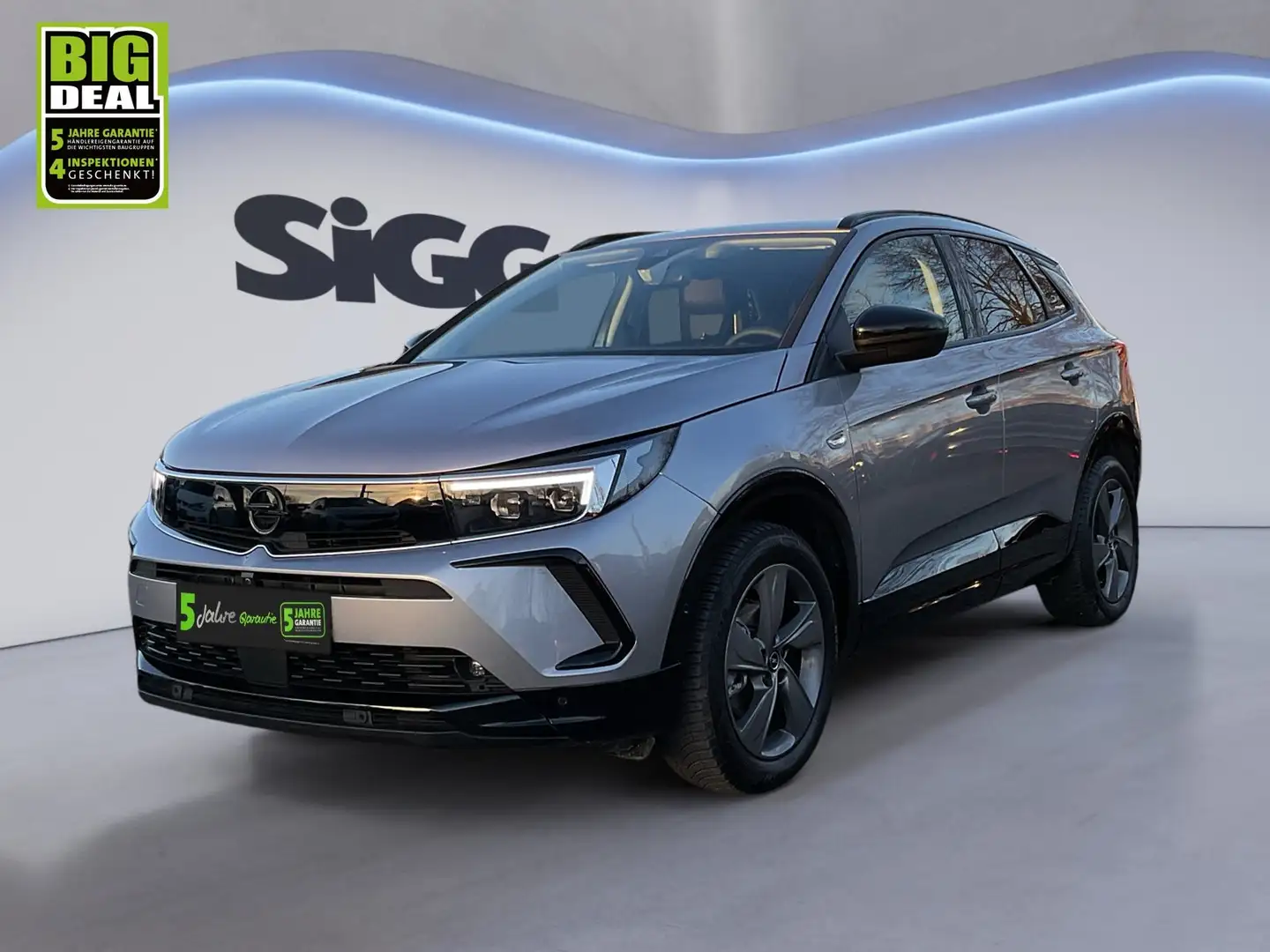 Opel Grandland 1.5 D Automatik NAV °360 Kamera Grau - 2