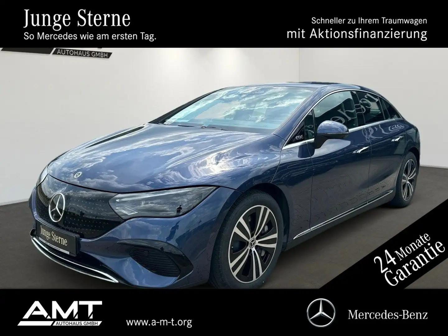 Mercedes-Benz EQE 300 Electric Art Line*AHK*Distronic*360° Blau - 1