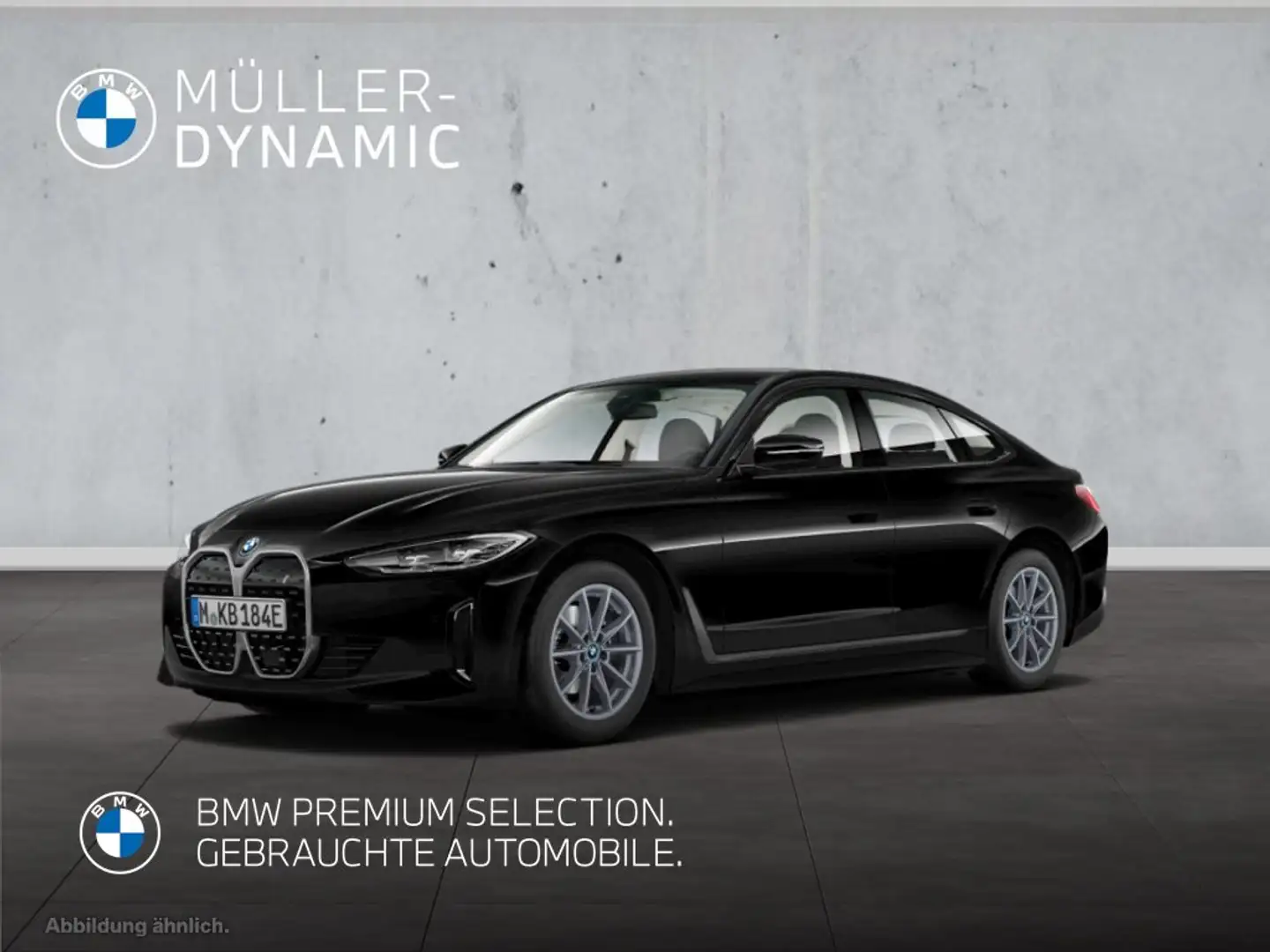 BMW i4 eDrive35 Gran Coupé DAB Tempomat Klimaaut. Noir - 1