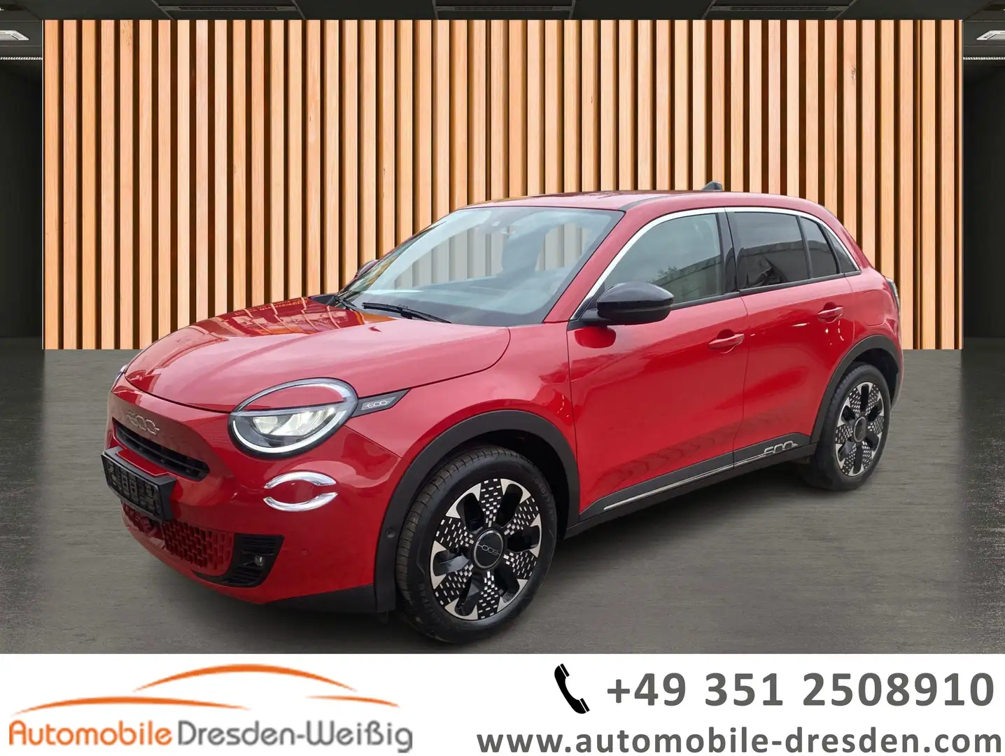 Fiat 600 1.2 Hybrid La Prima DCT6*ACC*Navi*Leder*LED Rojo - 1