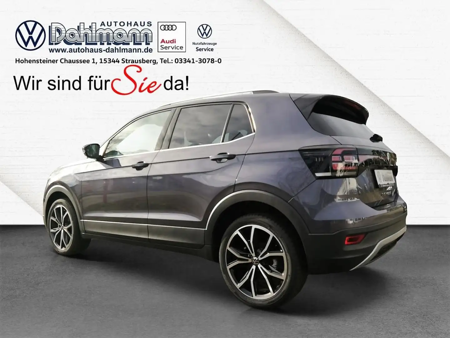 Volkswagen T-Cross 1.5 TSI DSG STYLE NAVI LED ACC KEYLESS Gris - 2
