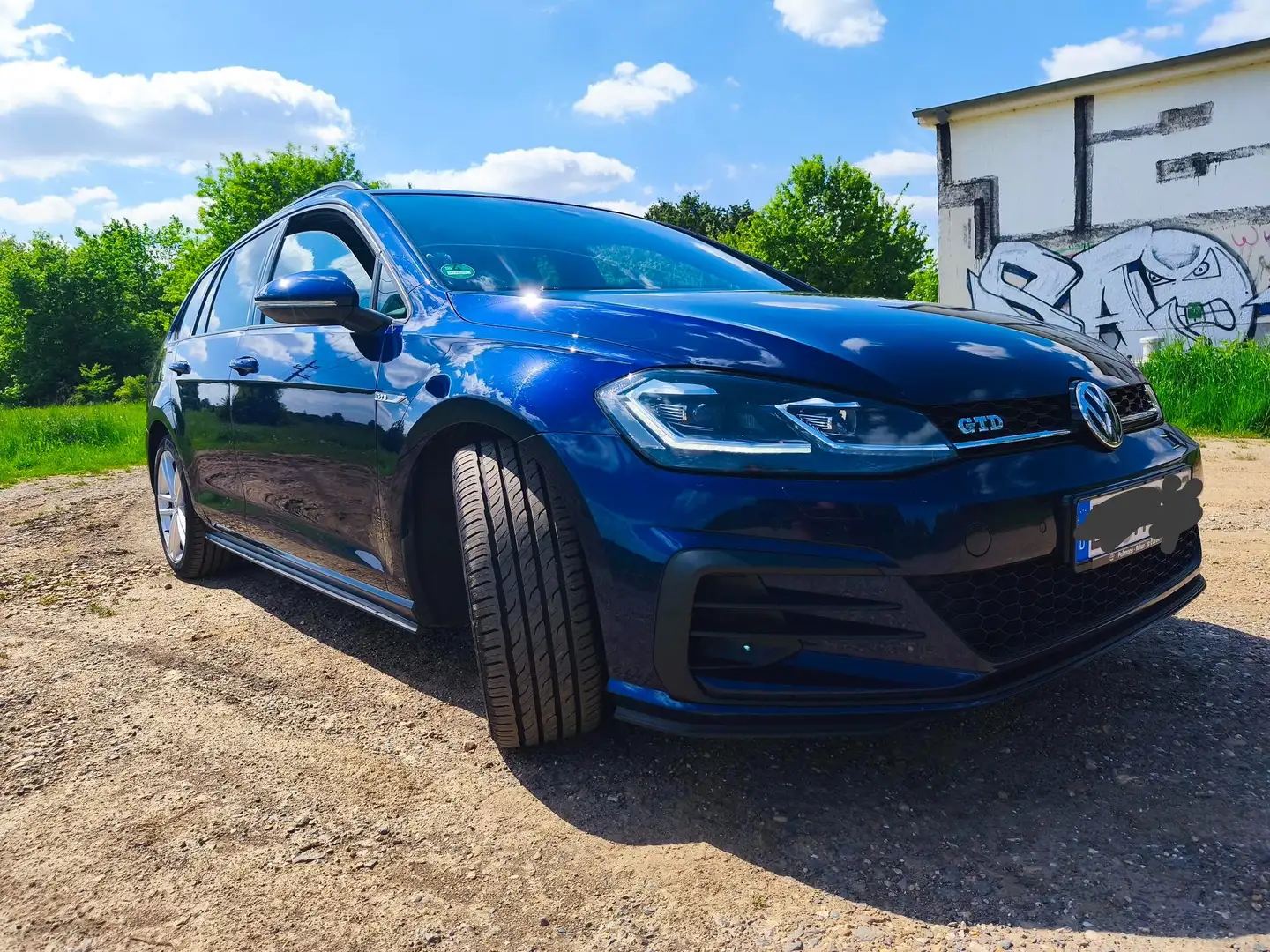 Volkswagen Golf GTD Golf Variant GTD (BlueMotion Technology) DSG Синій - 2