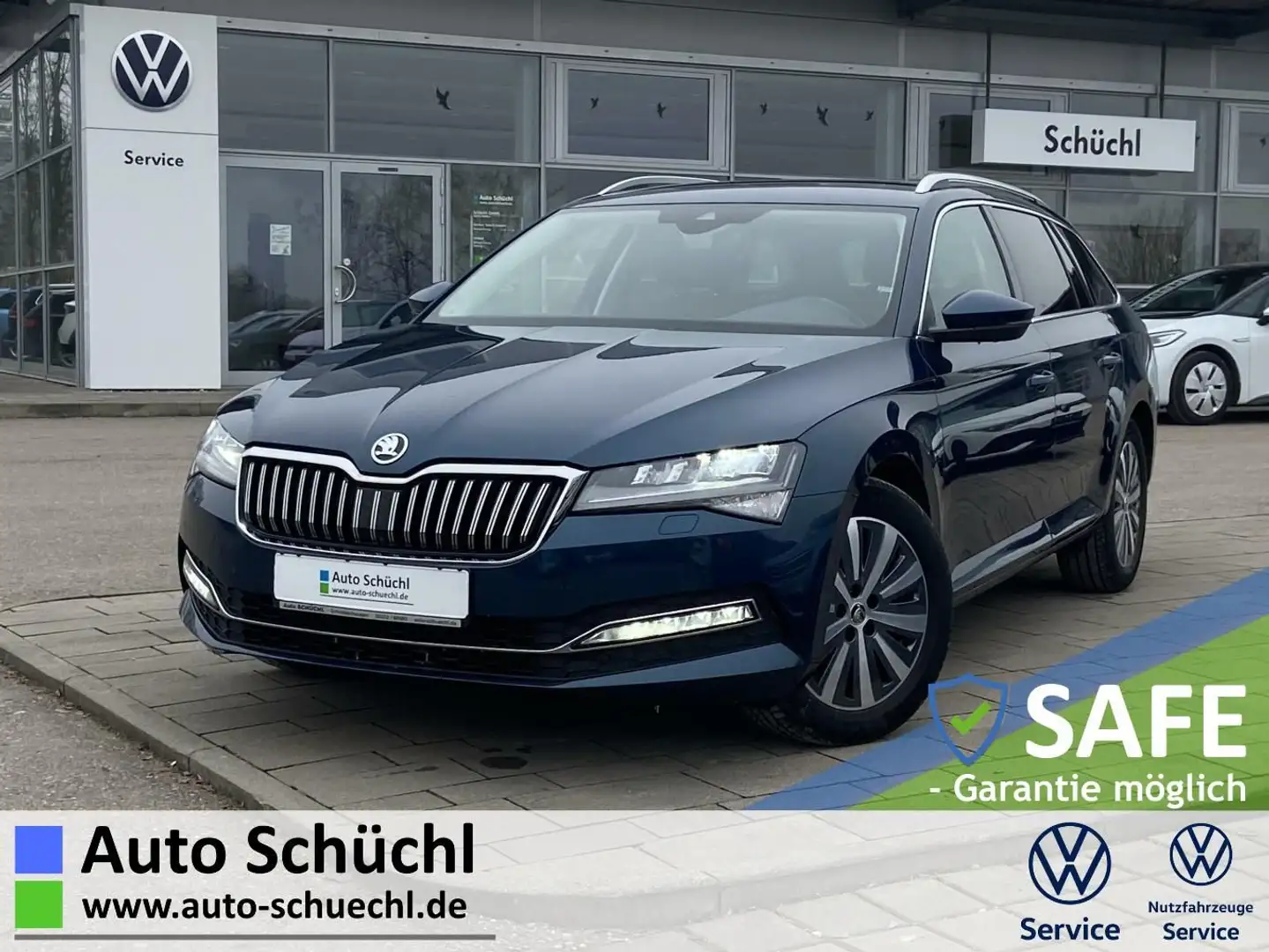 Skoda Superb Combi 2.0 TDI Style STANDHEIZUNG+AHK+SMAR Blau - 1