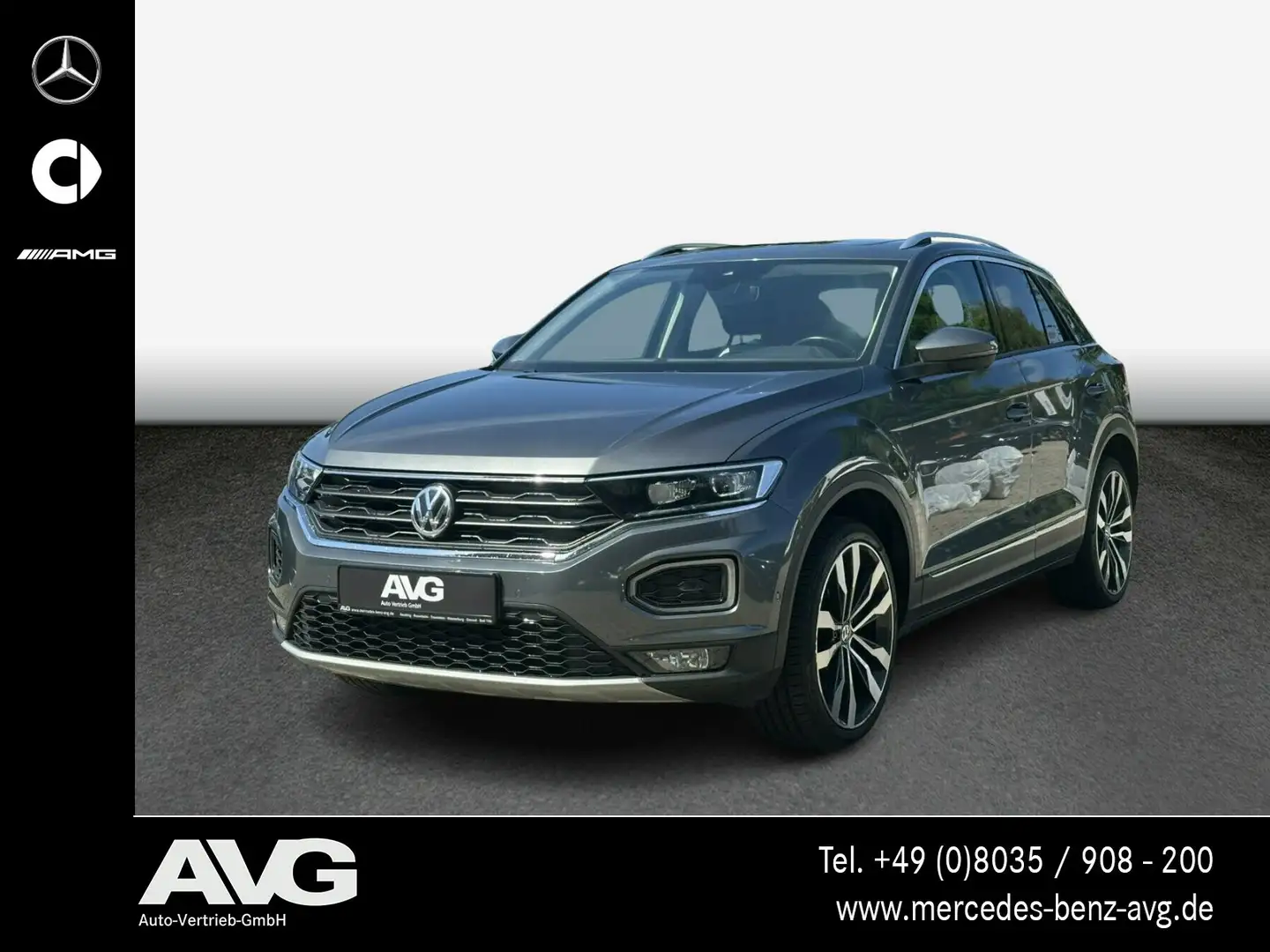 Volkswagen T-Roc T-Roc 2.0 TSI 4Motion R-Line Pano Navi DSG Grau - 1