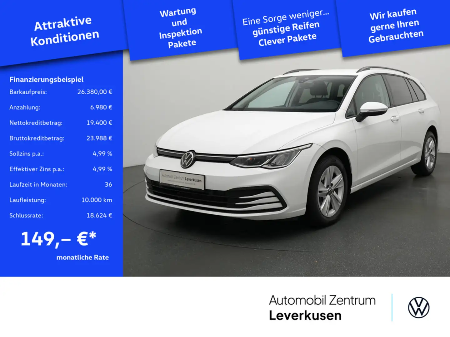 Volkswagen Golf VIII Variant Life DSG CARPLAY PDC NAVI ACC Schwarz - 1