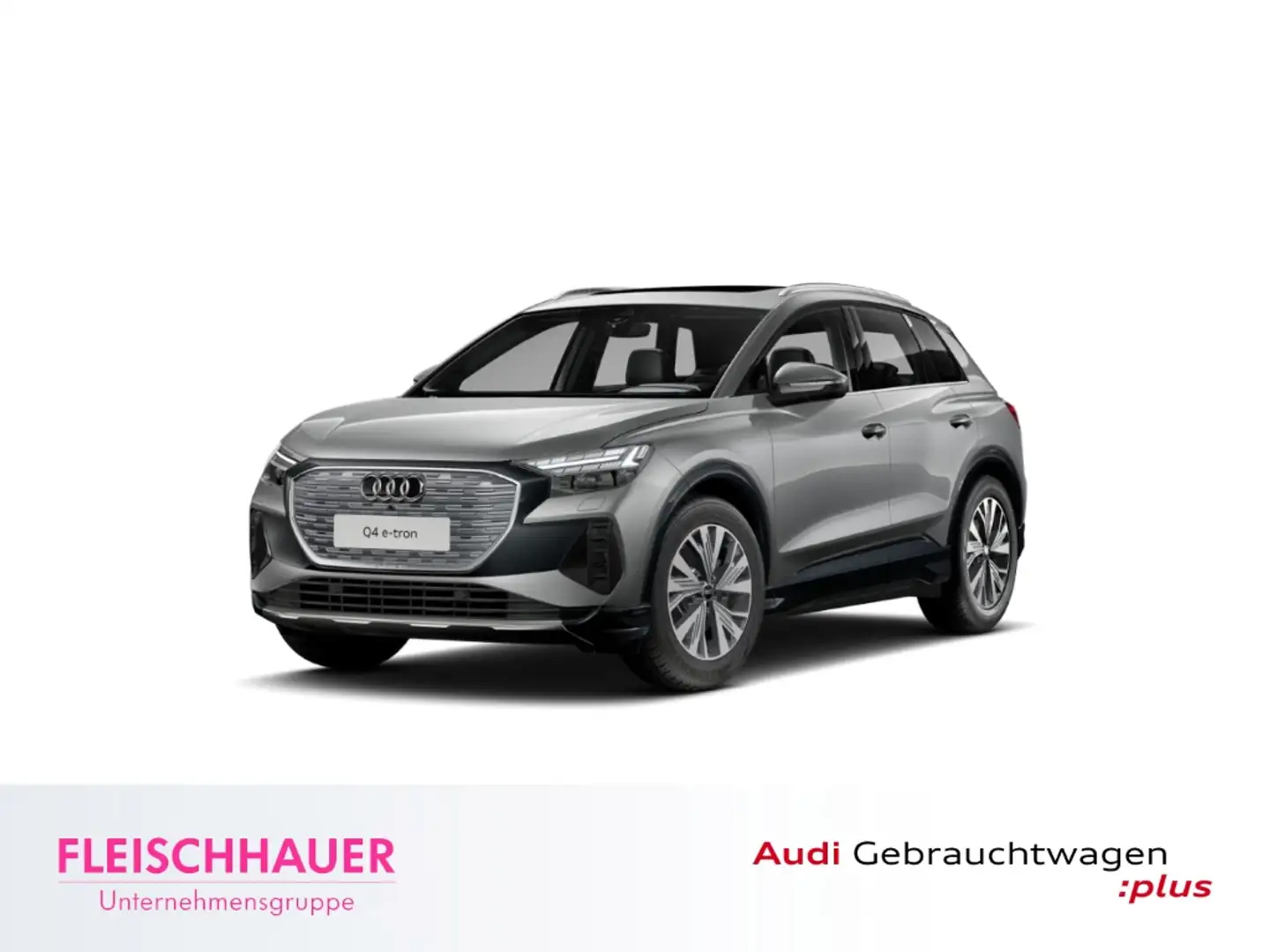 Audi Q4 e-tron 45 quattro MATRIX+PANO+HUD+ACC+NAVI+RFK+SHZ+DC+DAB Grau - 2