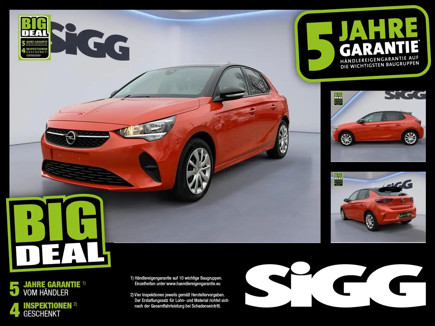 Opel Corsa-e Edition inkl. 11KW Wallbox zum laden! Orange - 1