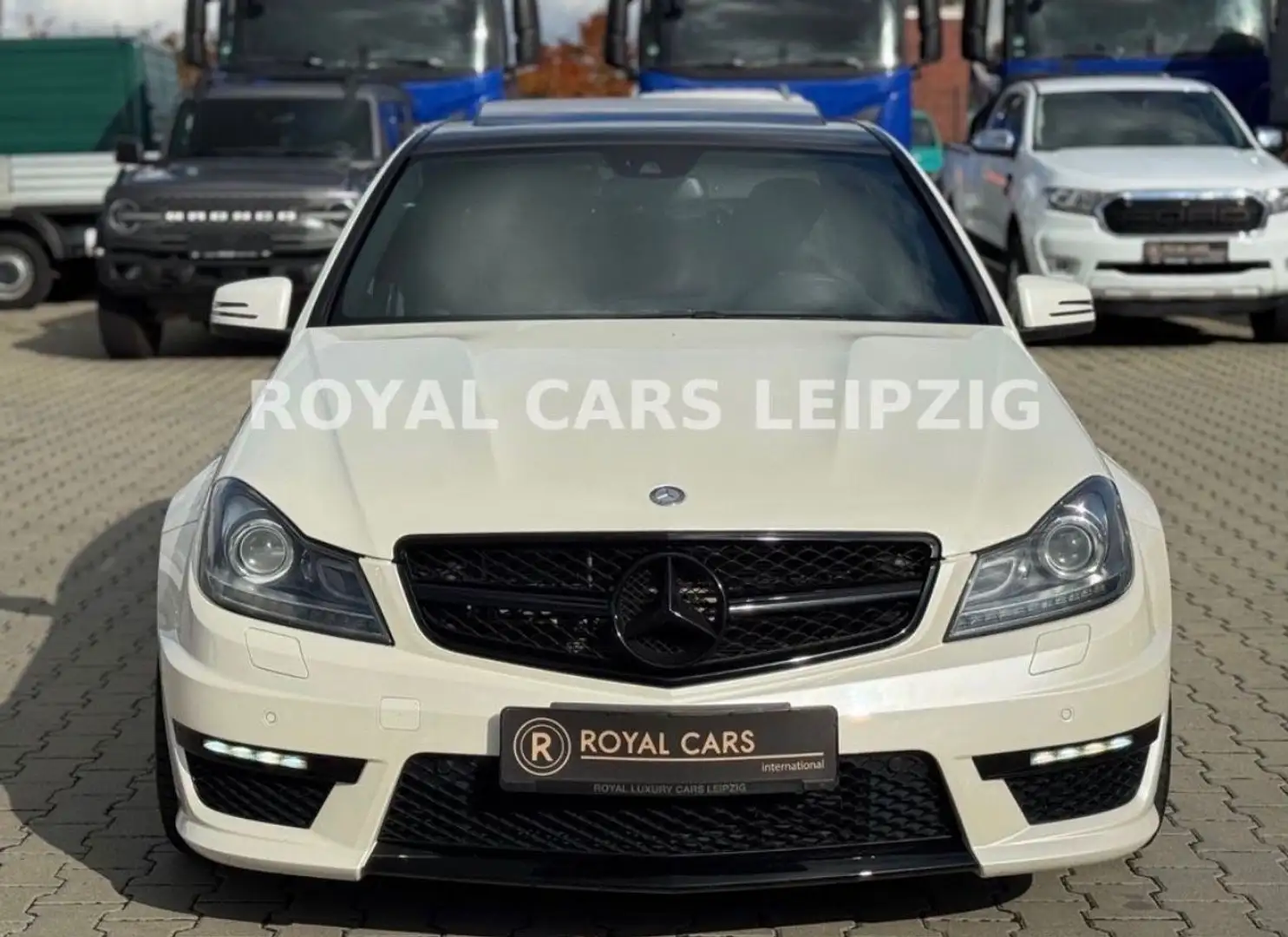 Mercedes-Benz C 63 AMG |Driverspack|DEU FZG|Scheckheft b.M|H&K| Blanc - 2
