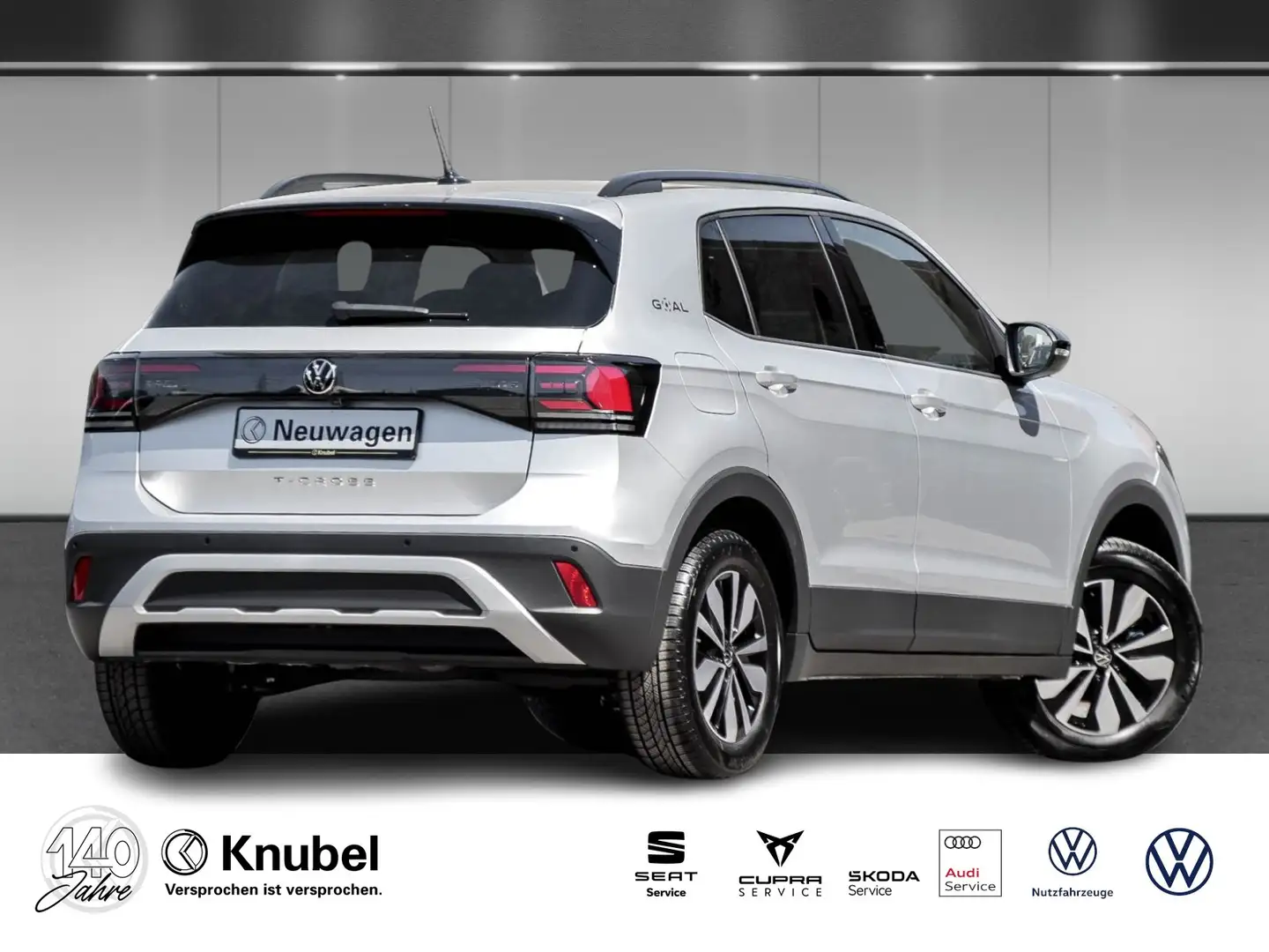 Volkswagen T-Cross Life 1.0 TSI DSG LED Navi AHK TravelAss. RKamera Silber - 2