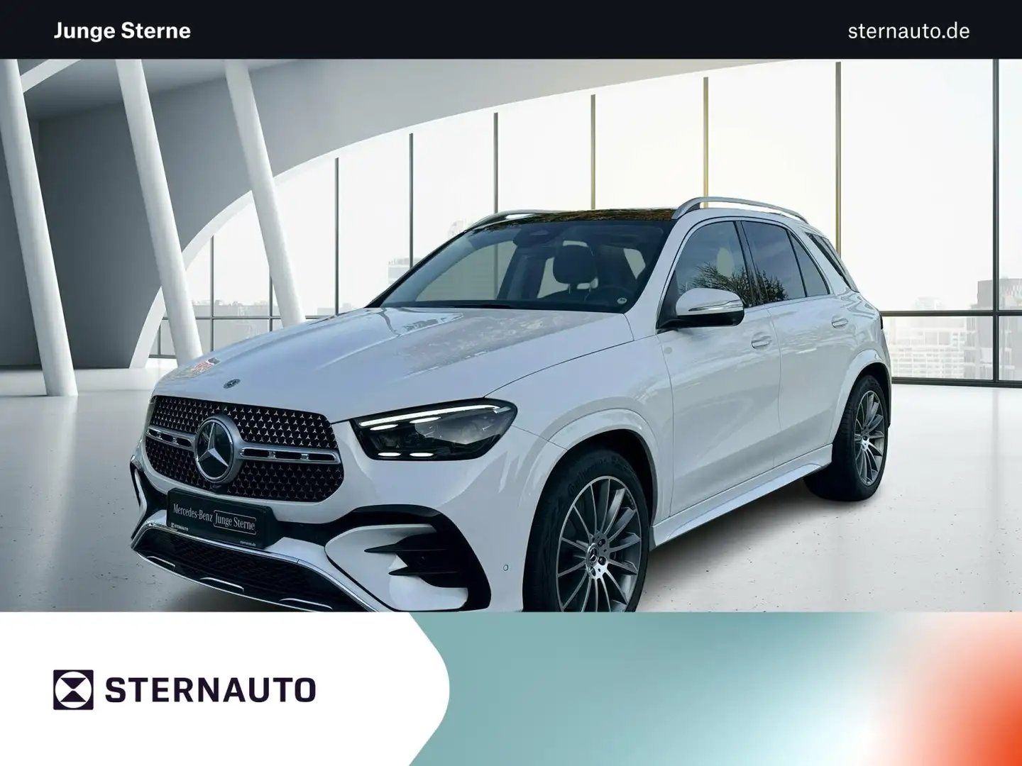 Mercedes-Benz GLE 450 GLE 450 d 4M AMG Fahrassi+ Airmatic StHz Pano AHK Weiß - 1
