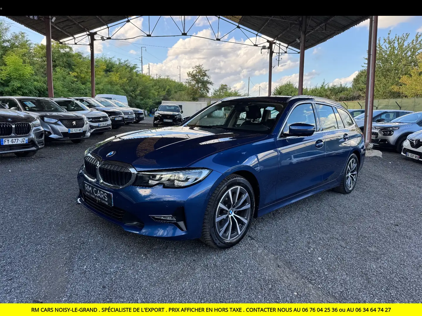 BMW 316 Touring 316d 122 ch BVA8 Lounge Blau - 1