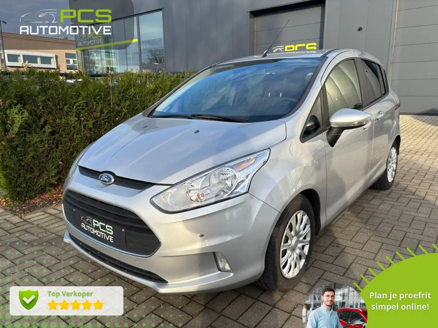 Ford B-Max 1.5 TDCi/77.000km/Dubbele schuifdeur/ 1e eigenaar Silber - 1