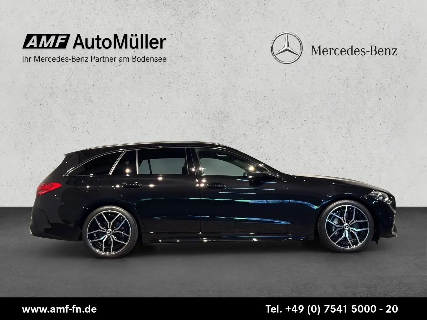 Mercedes-Benz C 180 C 180 T AMG Line AHK+LED+RFK+BURMESTER+AMBIENTE Noir - 2