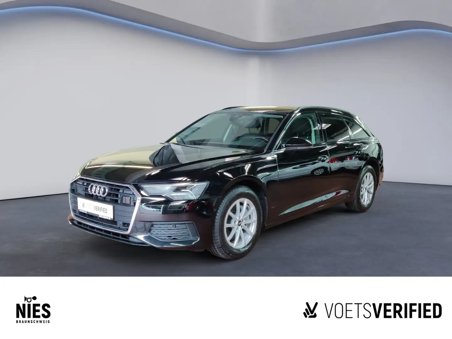 Audi A6 Avant 40 TDI quattro S-tronic STANDHZG+LED+AHK Noir - 1