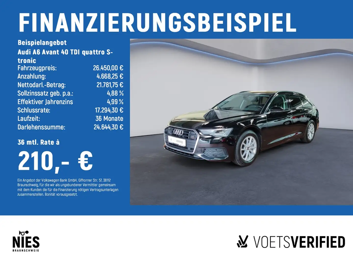 Audi A6 Avant 40 TDI quattro S-tronic STANDHZG+LED+AHK Noir - 2