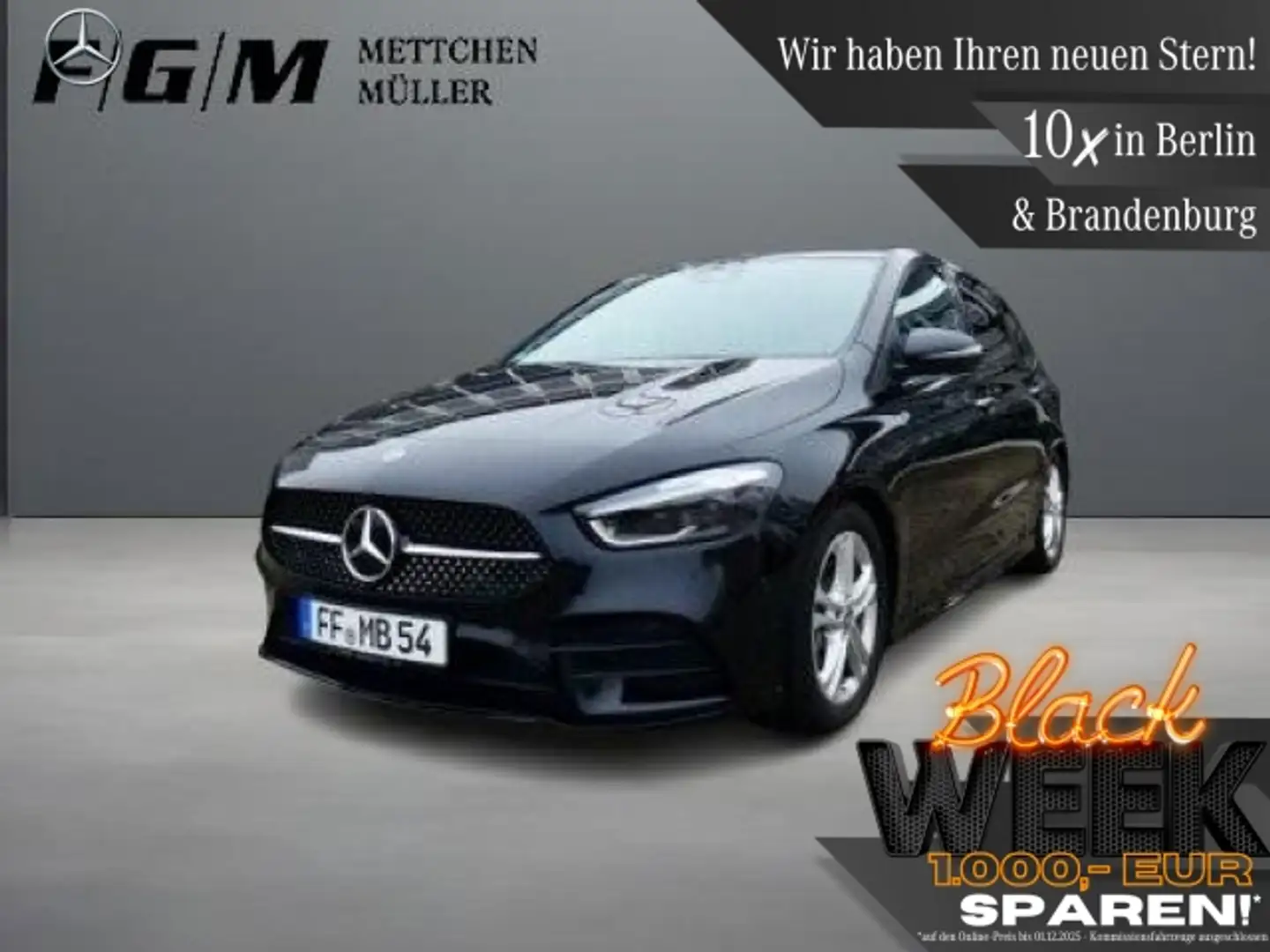 Mercedes-Benz B 200 AMG Line KeyGo|MBeam|S-Dach|Night|Kamera Schwarz - 1