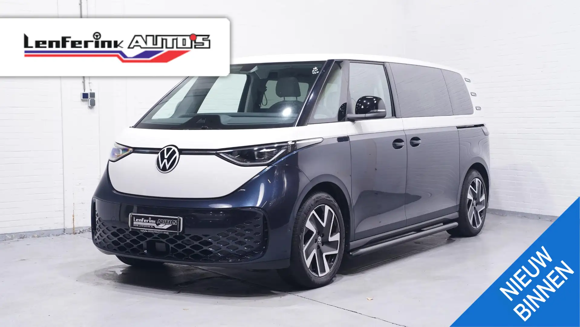 Volkswagen ID. Buzz ID Pro 86 kWh 286 pk 7-Zits Two Tone Panodak, Navi Blauw - 1