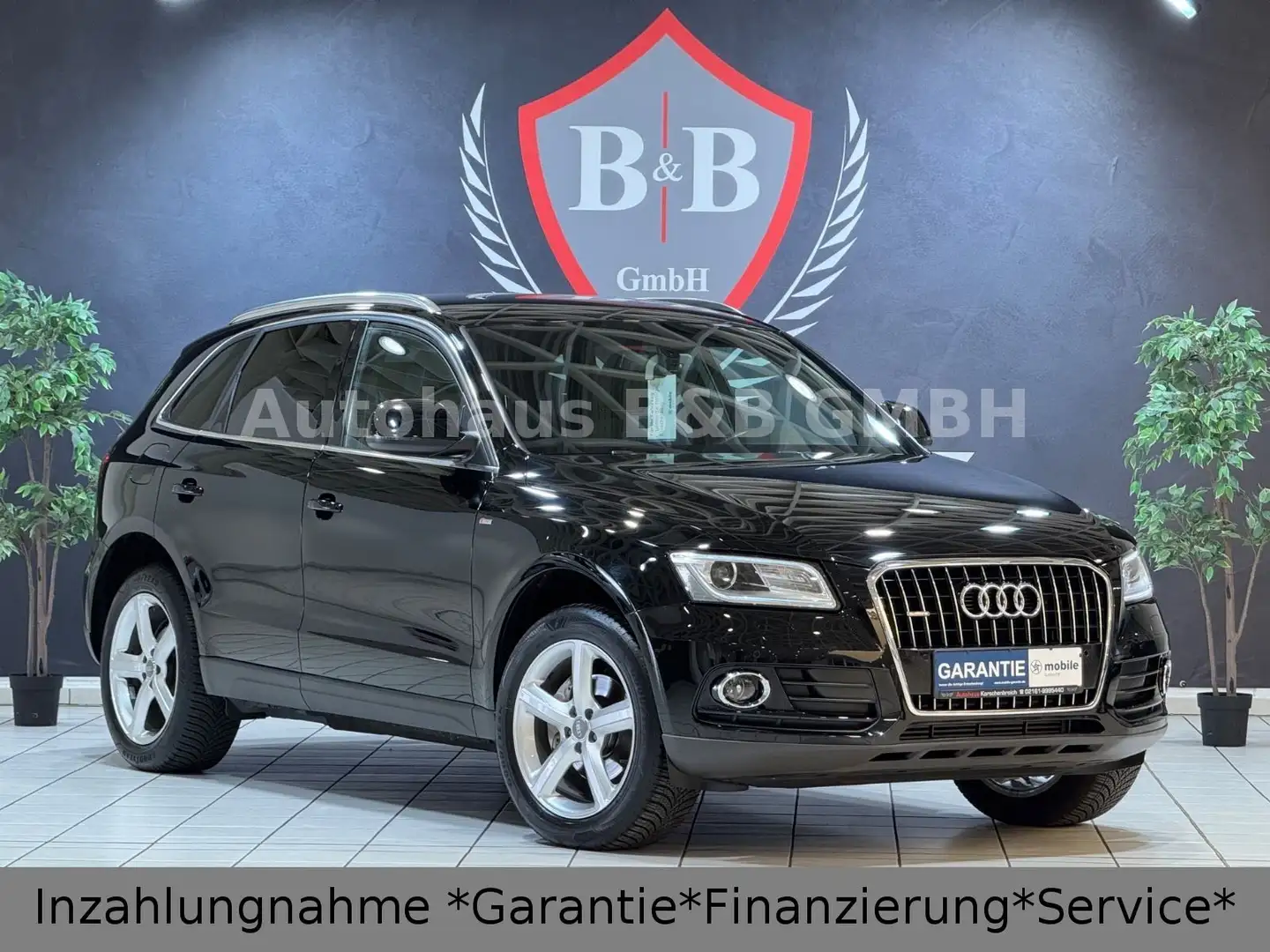 Audi Q5 *2.0TDI*Quattro*S-Line*Leder*Xenon*Navi*AHK Schwarz - 1