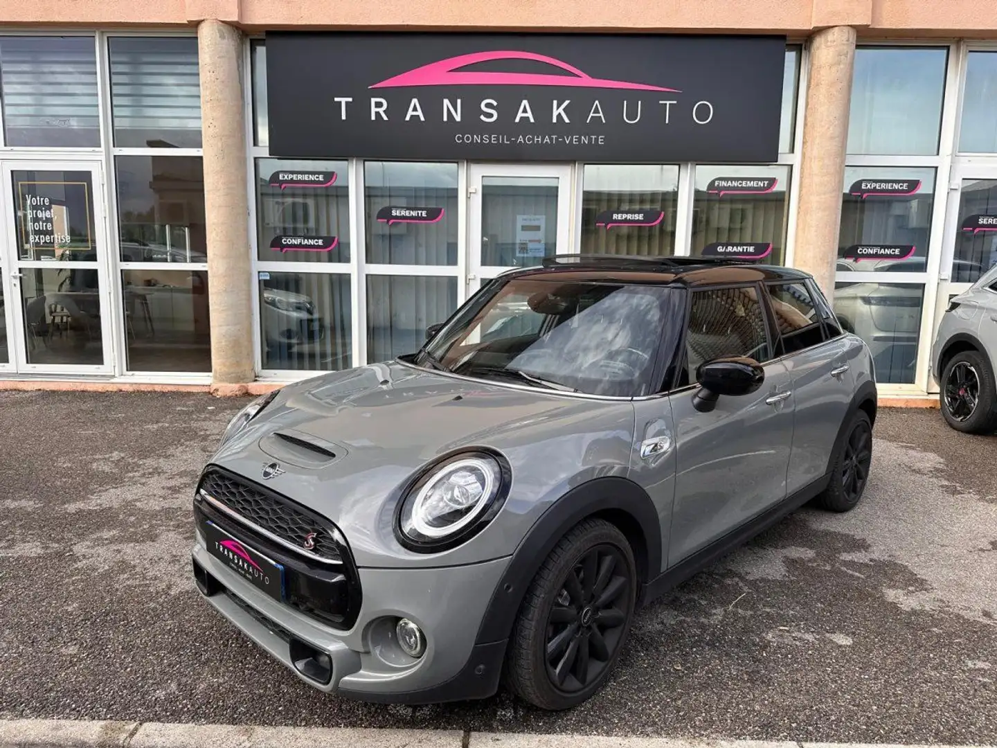 MINI Cooper S F55 5 Portes 2.0 i 16V DCT7 192 cv S /CAMERA/TO/COCKPIT Gris - 1