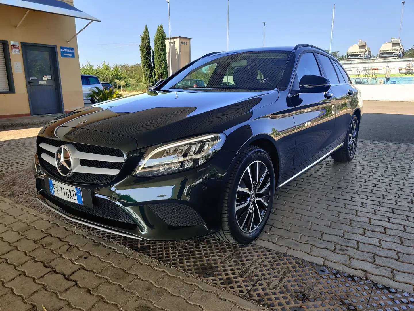 Mercedes-Benz C 220 C SW 220 d Business auto Verde - 1