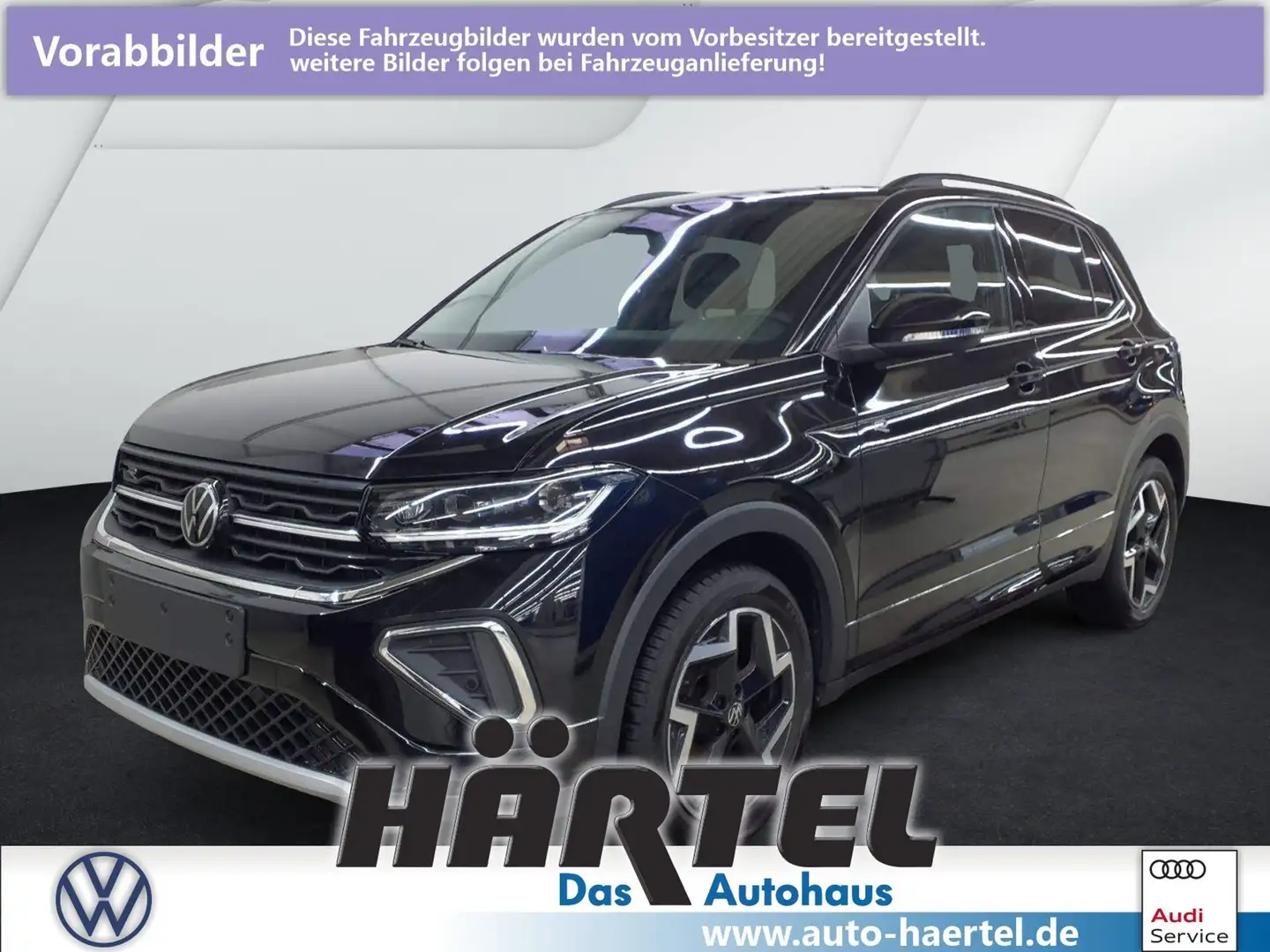 Volkswagen T-Cross R-LINE 1.5 TSI DSG (+ACC-RADAR+NAVI) LED Schwarz - 1