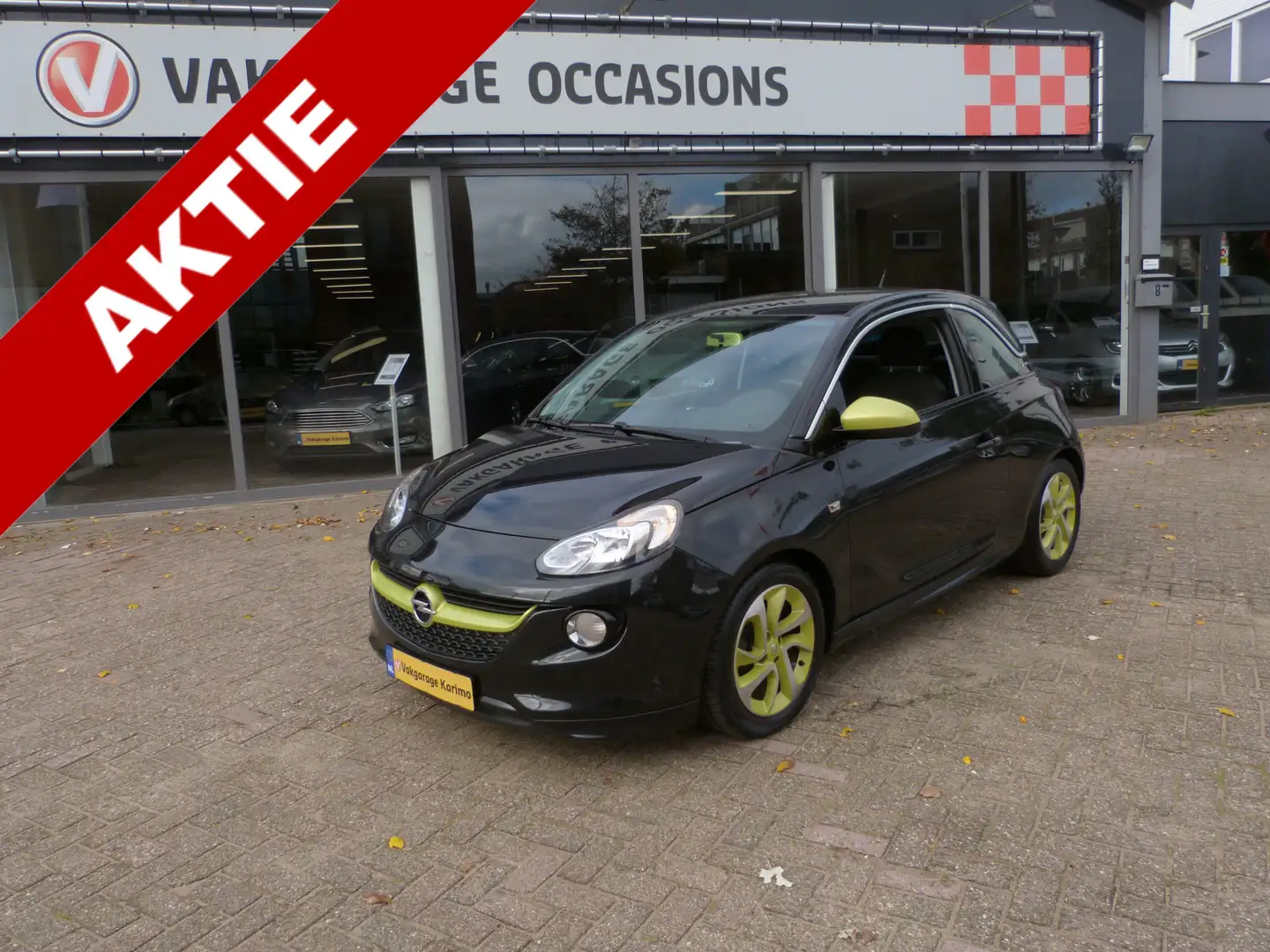 Opel Adam 1.4 Glam ,leer Zwart - 1