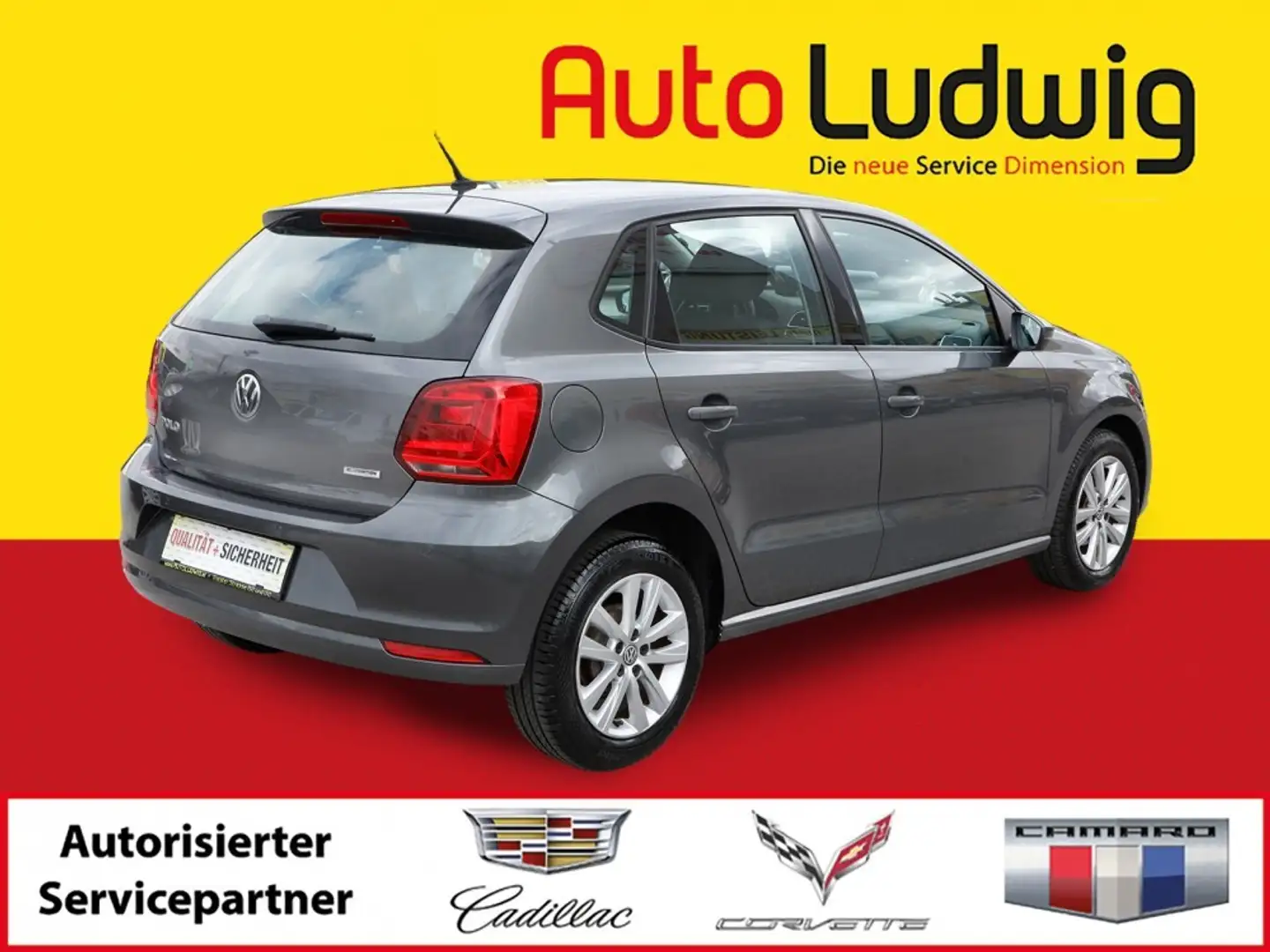 Volkswagen Polo Touch 1,0 BMT*PARK PILOT*TEMPOMAT*SHZ* Gris - 2