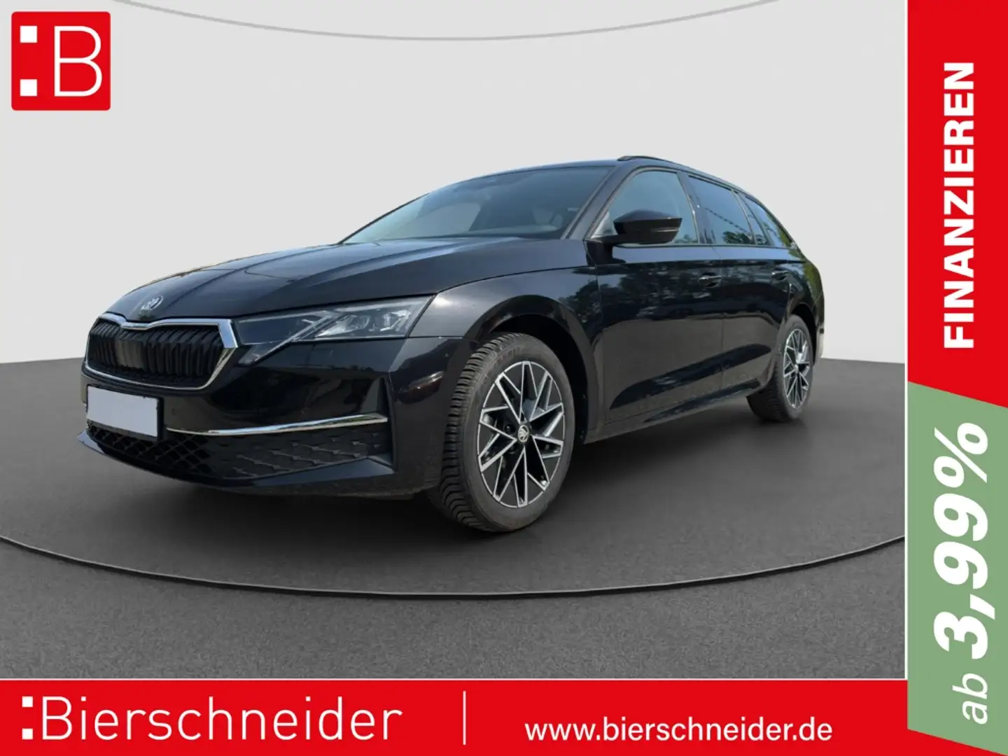 Skoda Octavia Combi 1.5 eTSI Selection AB 229EUR NAVI ACC REAR V Schwarz - 1