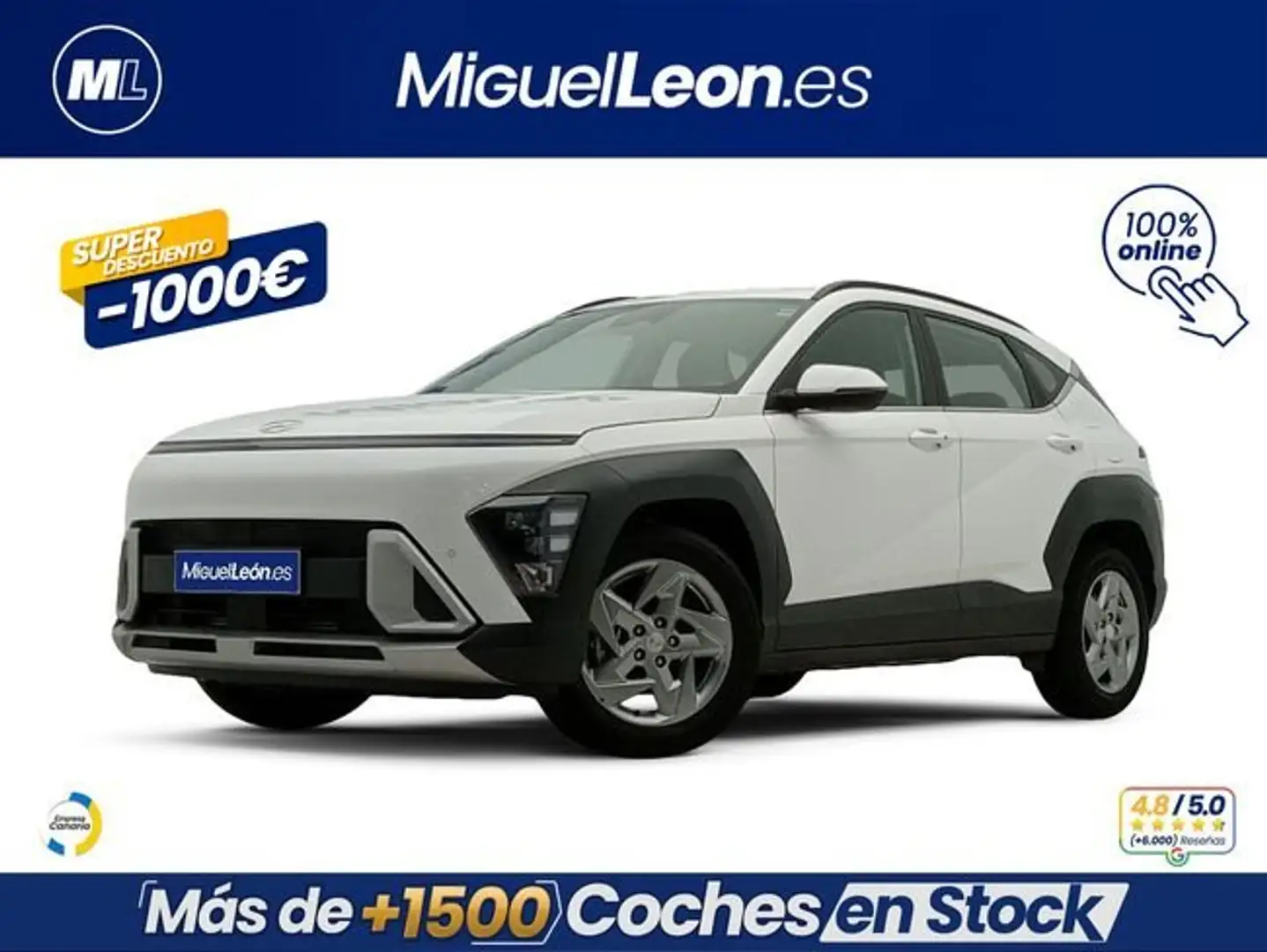 Hyundai KONA 1.0 TGDI Maxx 4X2 Blanco - 1