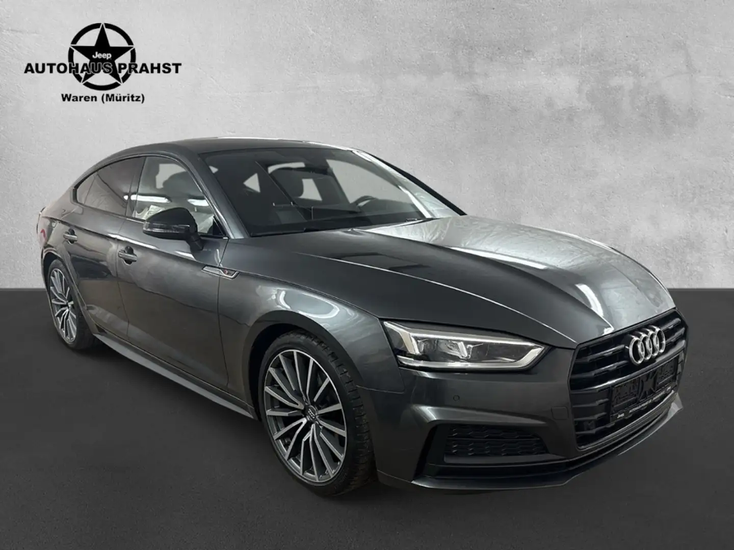 Audi A5 2.0 TFSI  40 g-tron S line LED NAVI LEDER AHK Grau - 1