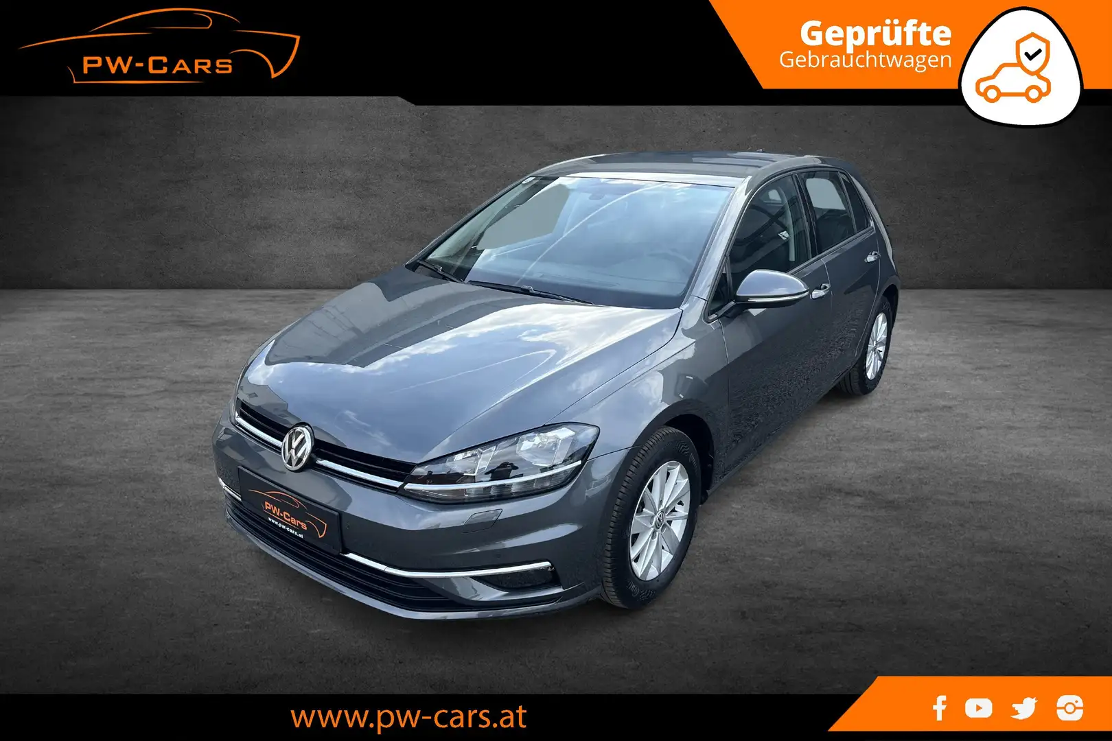 Volkswagen Golf Comfortline Virtual Cockpit, LED, MFL, SHZ, 2xPDC Grau - 1