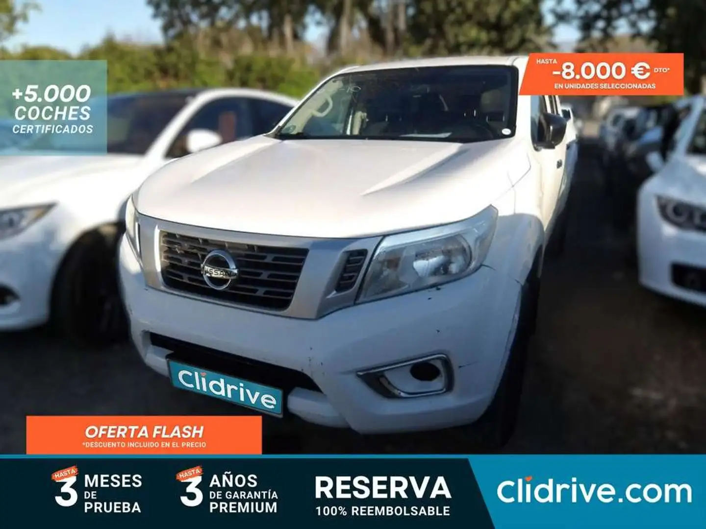 Nissan Navara D. Cab. 2.3dCi 120kW(160CV) Acenta BDif Blanco - 1