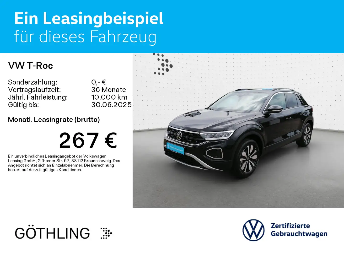Volkswagen T-Roc T-ROC MOVE TSI 110kW 6-Gang*NAVI*KAMERA*ASG*SHZ Schwarz - 2