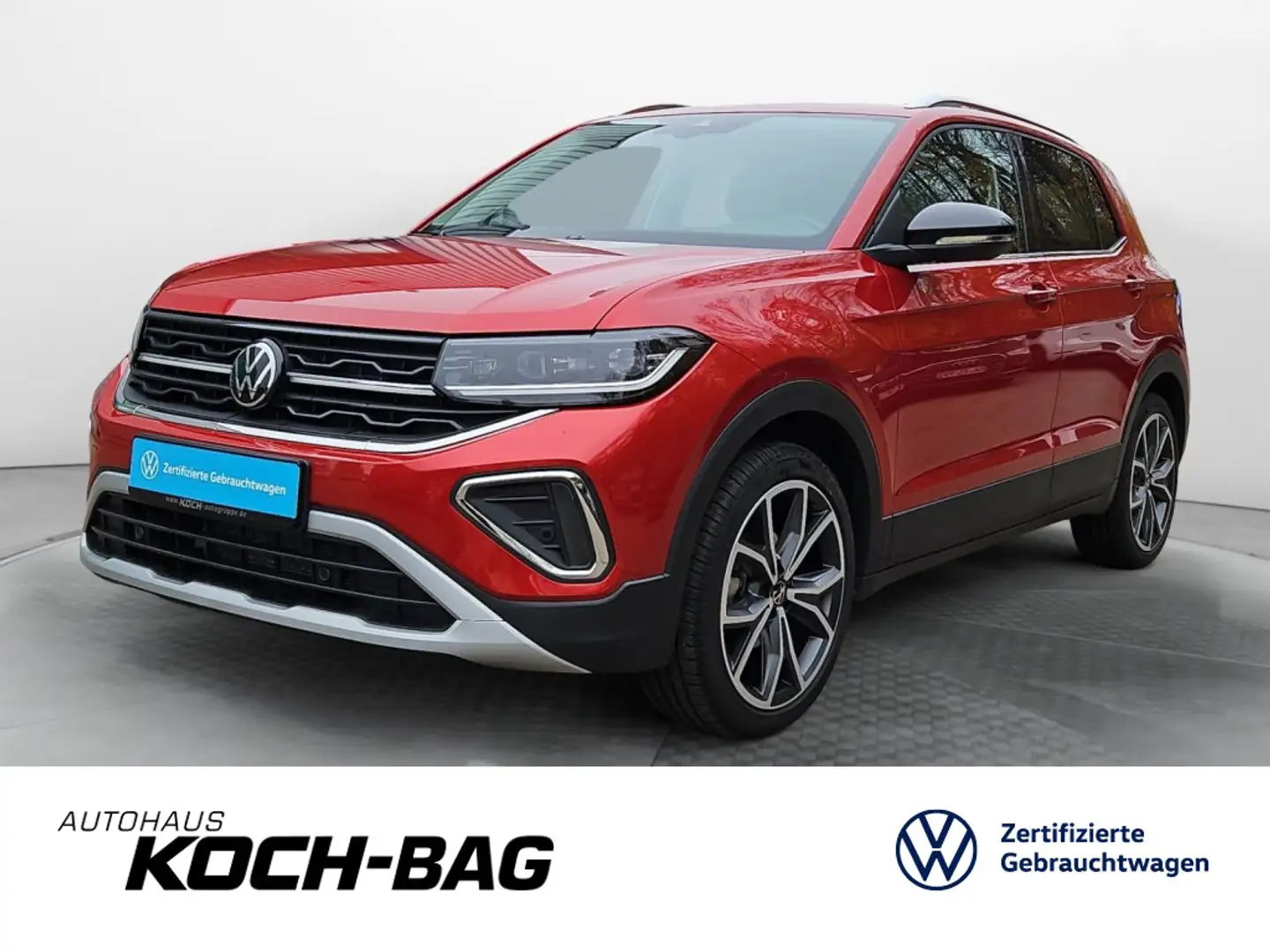 Volkswagen T-Cross 1.0TSI Style DSG AHK Navi LED Rot - 1