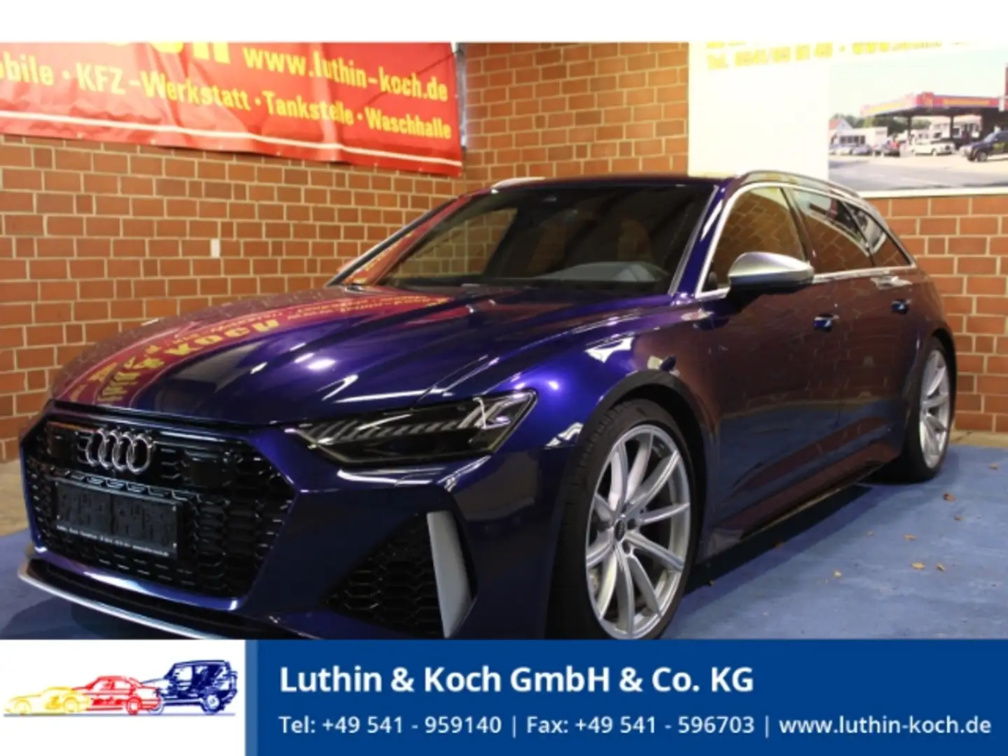 Audi RS6 Avant 4.0 TFSI quattro AHK Standhz Blau - 1