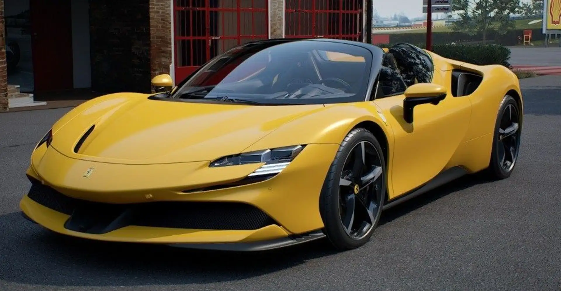 Ferrari SF90 Spider Carbon | Lift Galben - 1