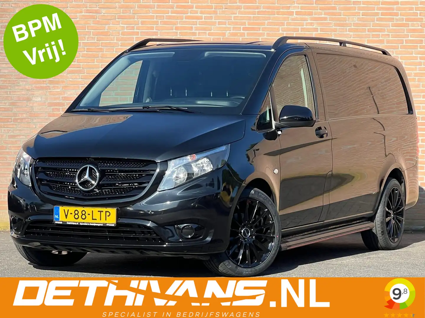 Mercedes-Benz Vito 114CDI Lang 7G-Tronic / 2.500kg Trekhaak / Cruisec Zwart - 1