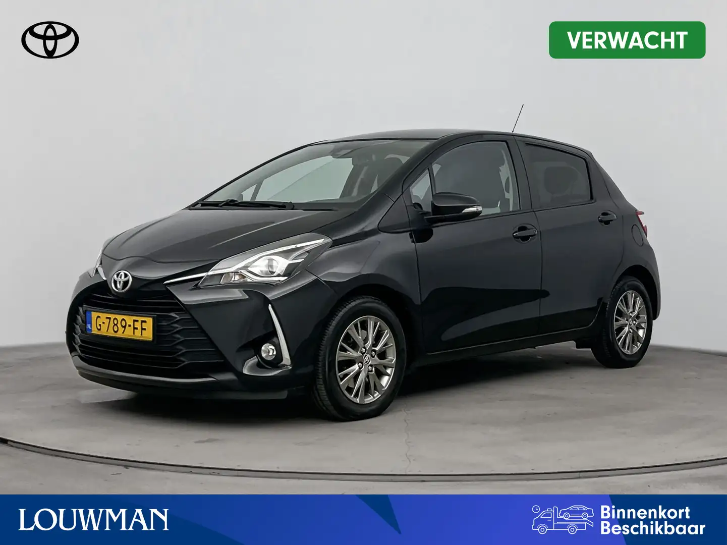 Toyota Yaris 1.5 VVT-i 112 PK Dynamic Automaat | NL-Auto | Appl Zwart - 1