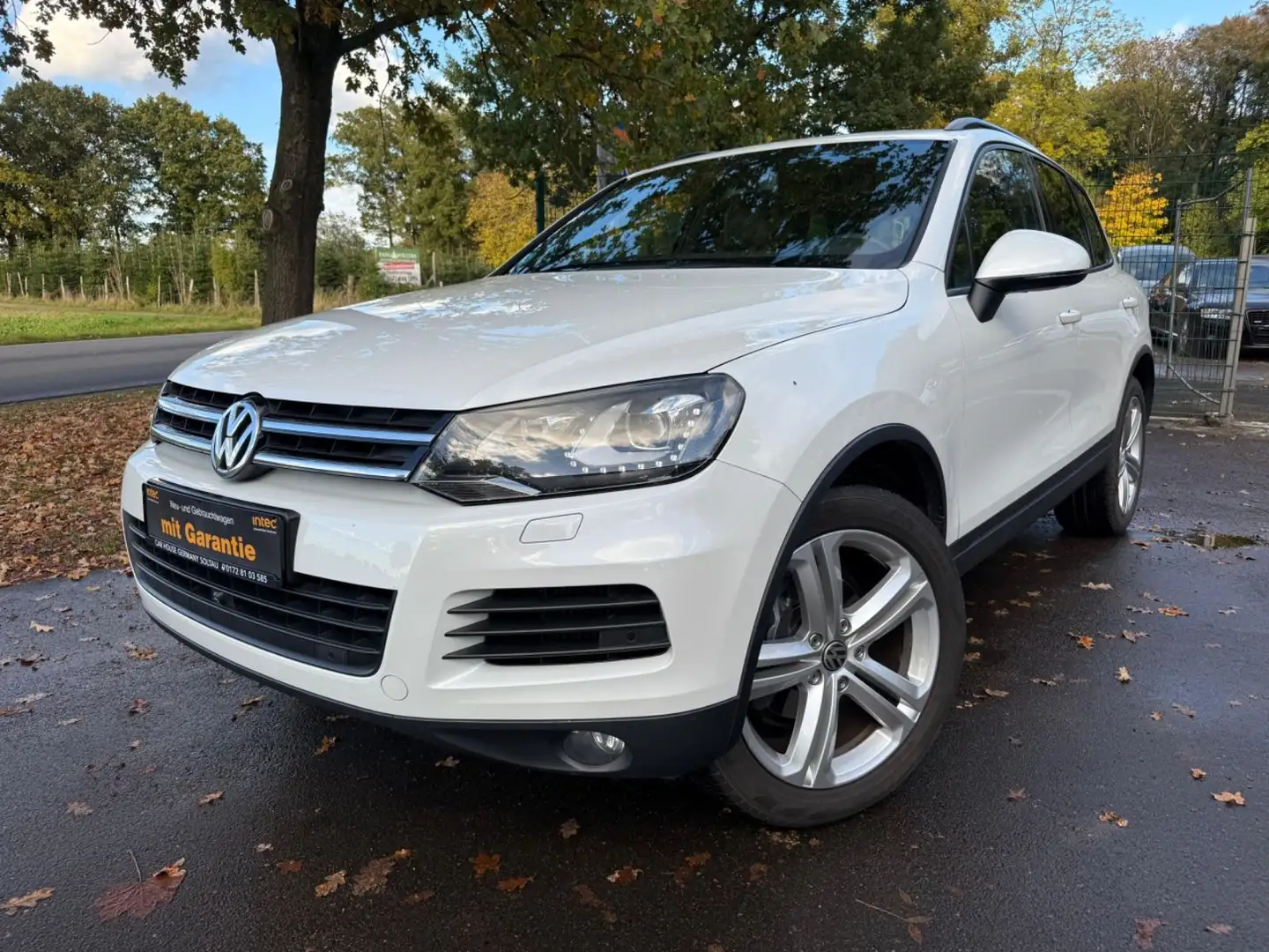 Volkswagen Touareg V6 TDI+1.Hand+Kamera+TOP ZUSTAND+ Blanc - 1