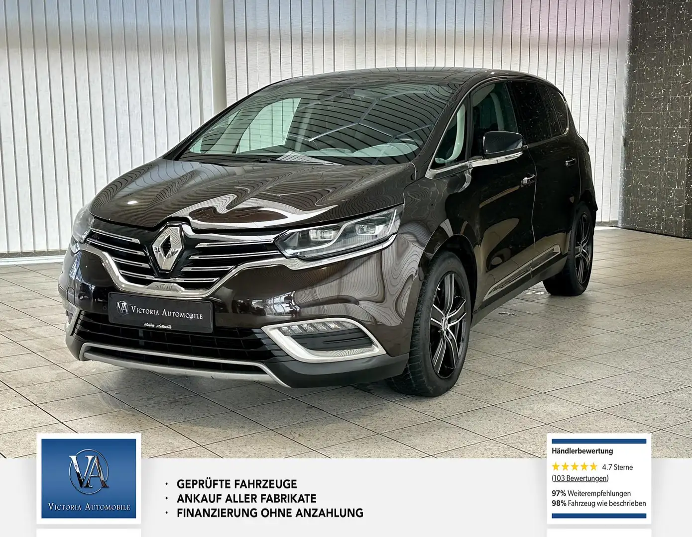 Renault Espace V Mega Ausstattung, 7 Sitzer, Panoramadach, Head-u Brun - 1