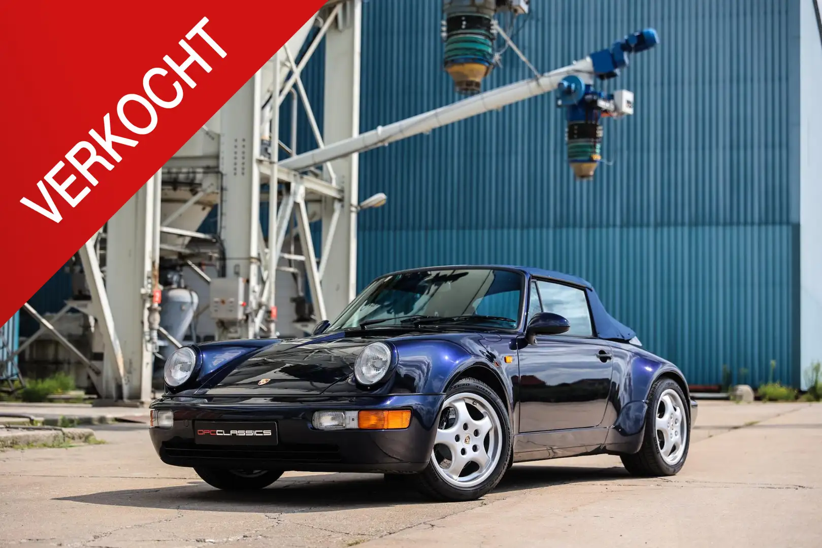Porsche 964 964 Carrera 2 Cabrio WTL Blauw - 1