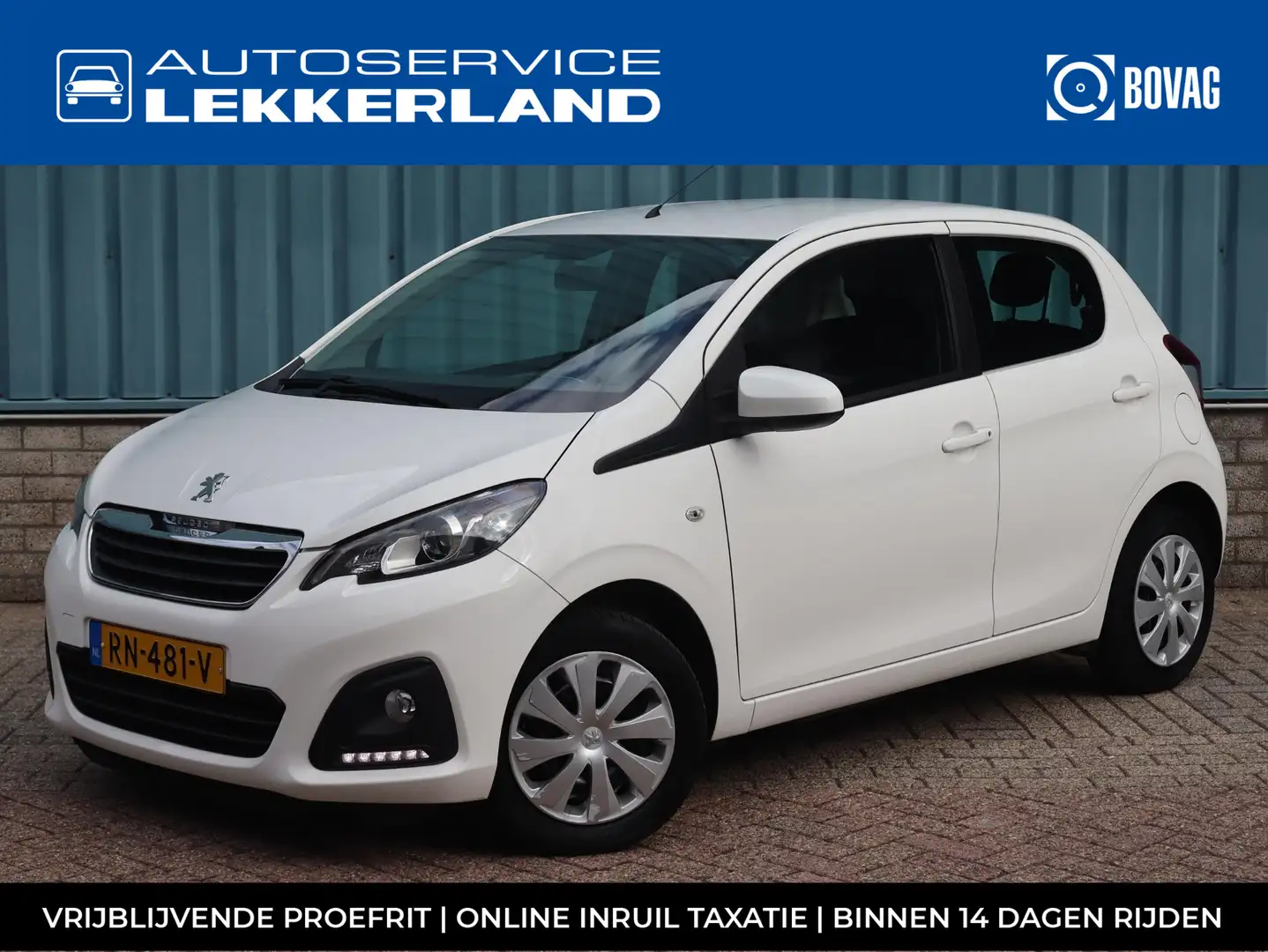 Peugeot 108 5-deurs Active 1.0 e-VTi 72pk | AIRCO | PACK PREMI Wit - 1