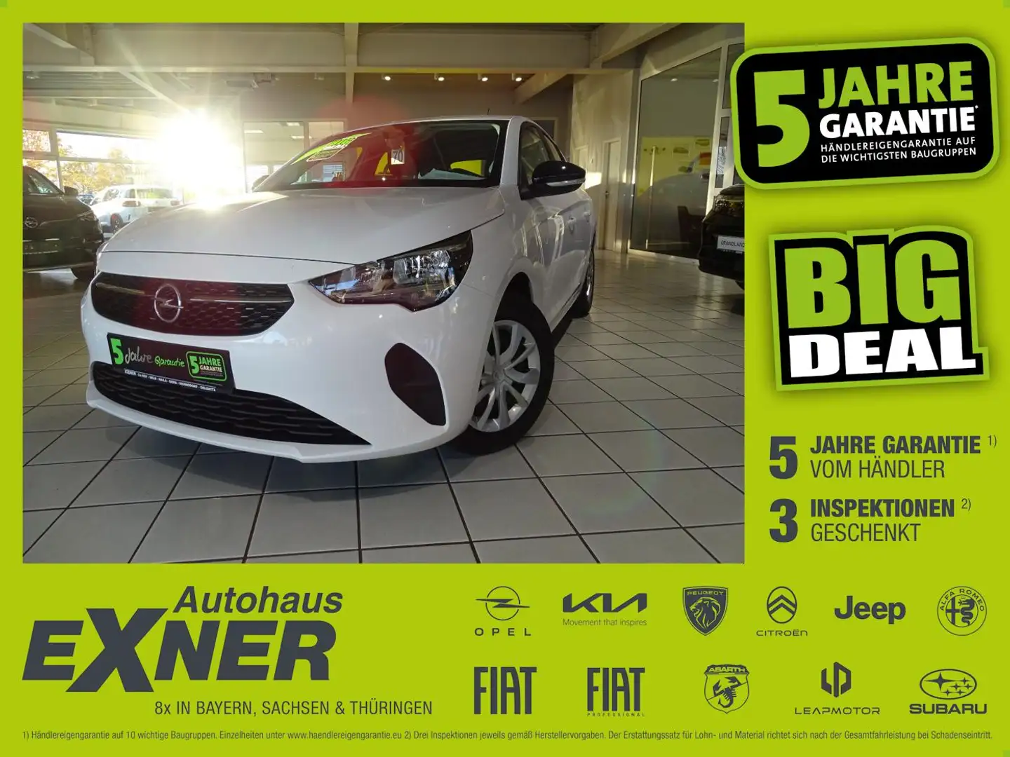 Opel Corsa F 1.2 EDITION inkl. 5 Jahre Garantie (G5) Blanc - 1