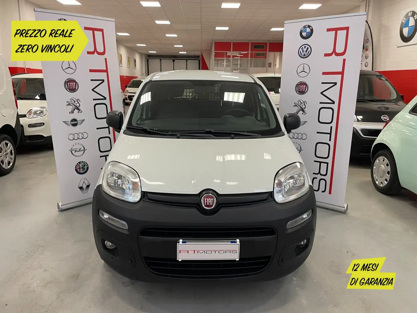 Fiat Panda 1.2 Van  2 posti Euro 6D-Temp 69cv Wit - 1